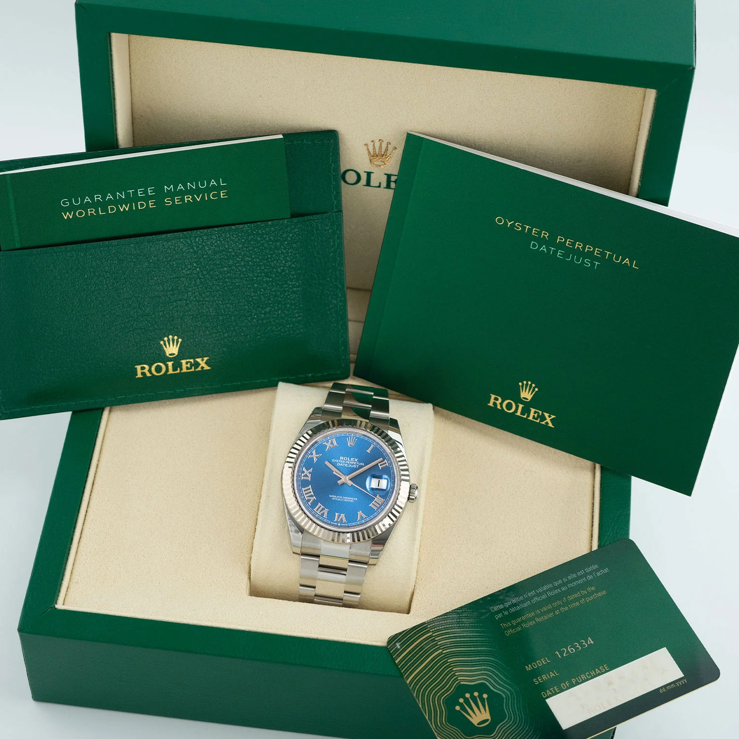 Datejust 41 Azzurro Dial Unworn 2026 Oyster - 126334 - Image 6