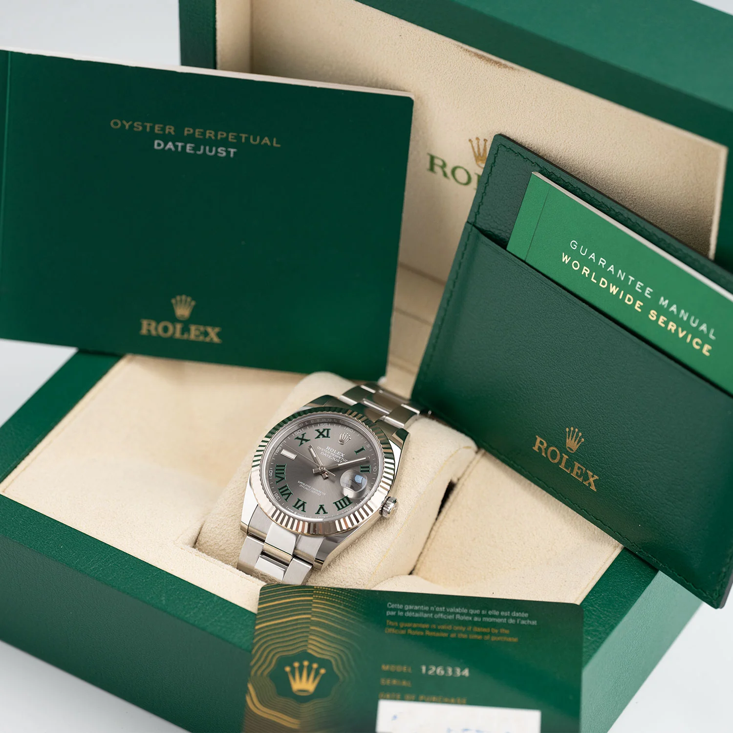 Datejust 41 Wimbledon Dial Unworn 2026 Oyster - 126334 - Image 4