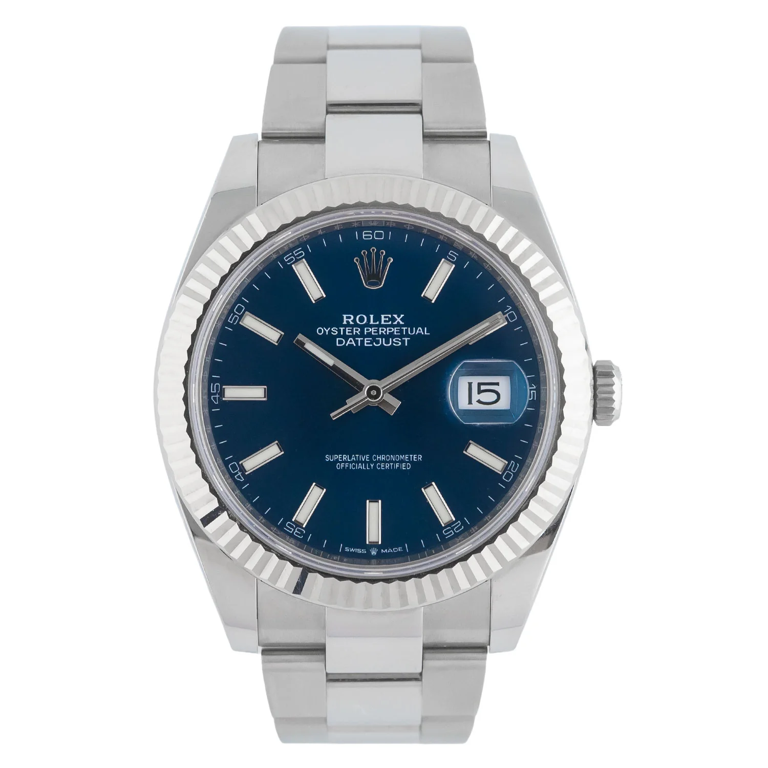 Datejust 41mm Blue Dial Full Set 2021 Oyster - 126334