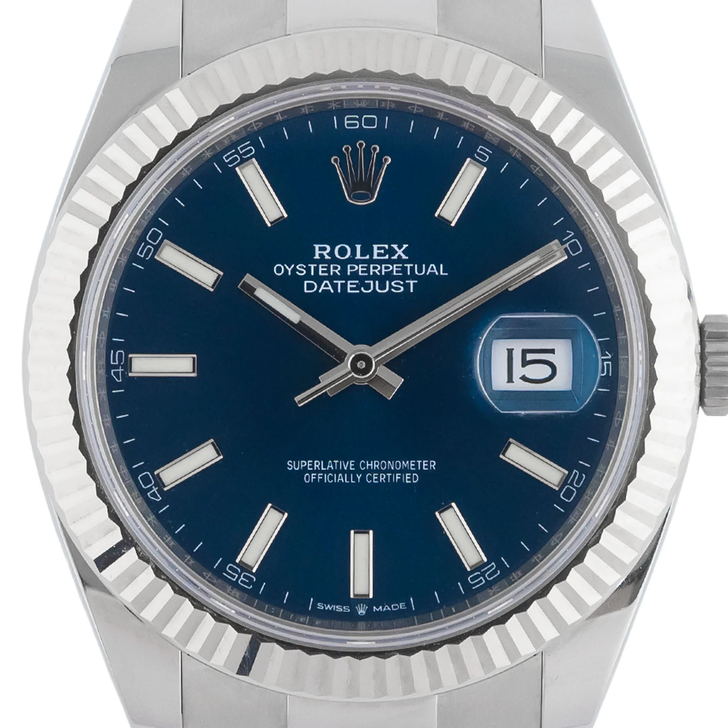 Datejust 41mm Blue Dial Full Set 2021 Oyster - 126334 - Image 2