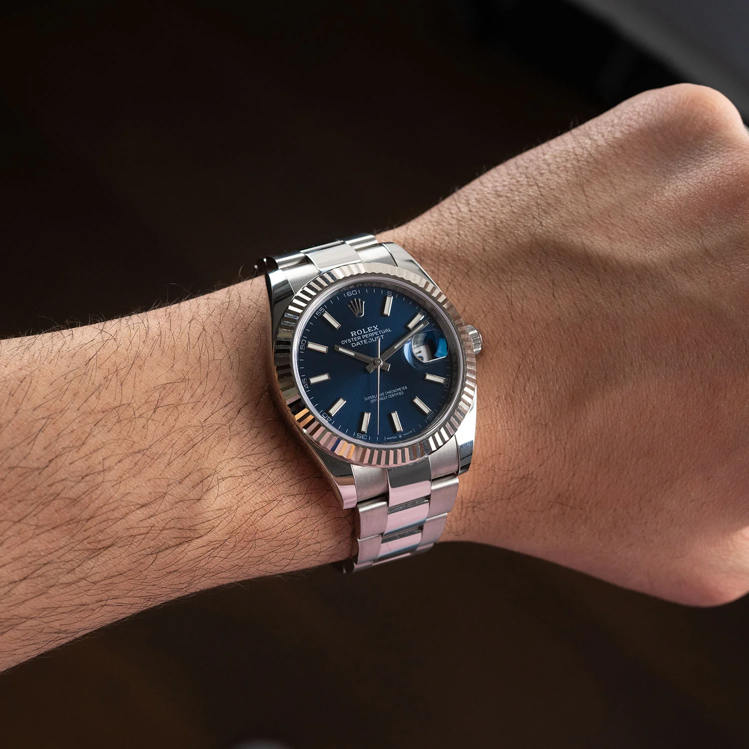 Datejust 41mm Blue Dial Full Set 2021 Oyster - 126334 - Image 6
