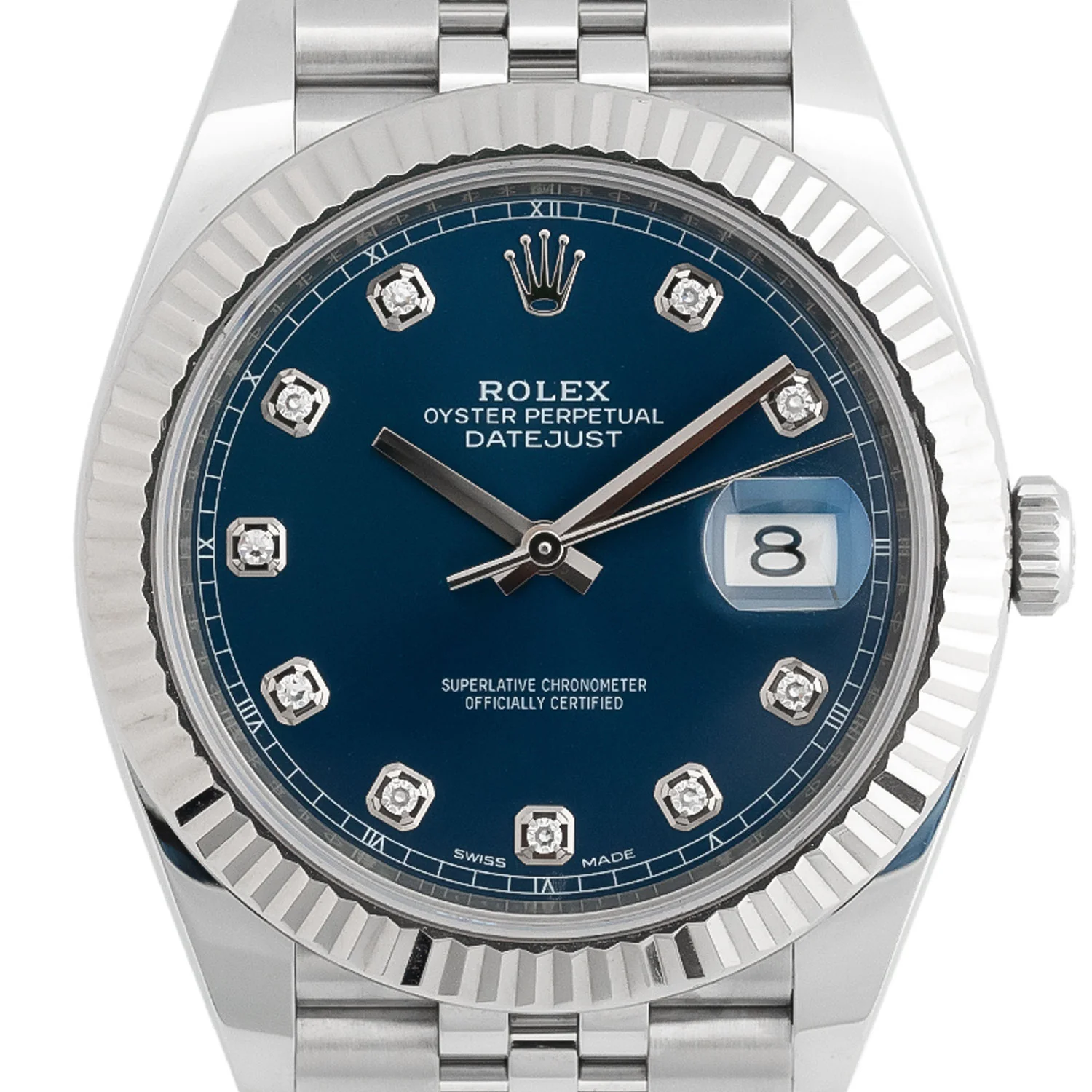 Datejust 41mm Blue Diamond Dial 2018 Jubilee - 126334 - Image 2