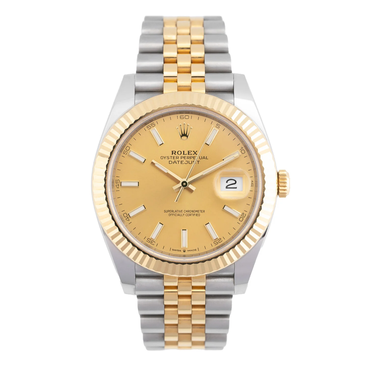 Datejust 41mm Golden Dial Unworn 2026 Jubilee - 126333
