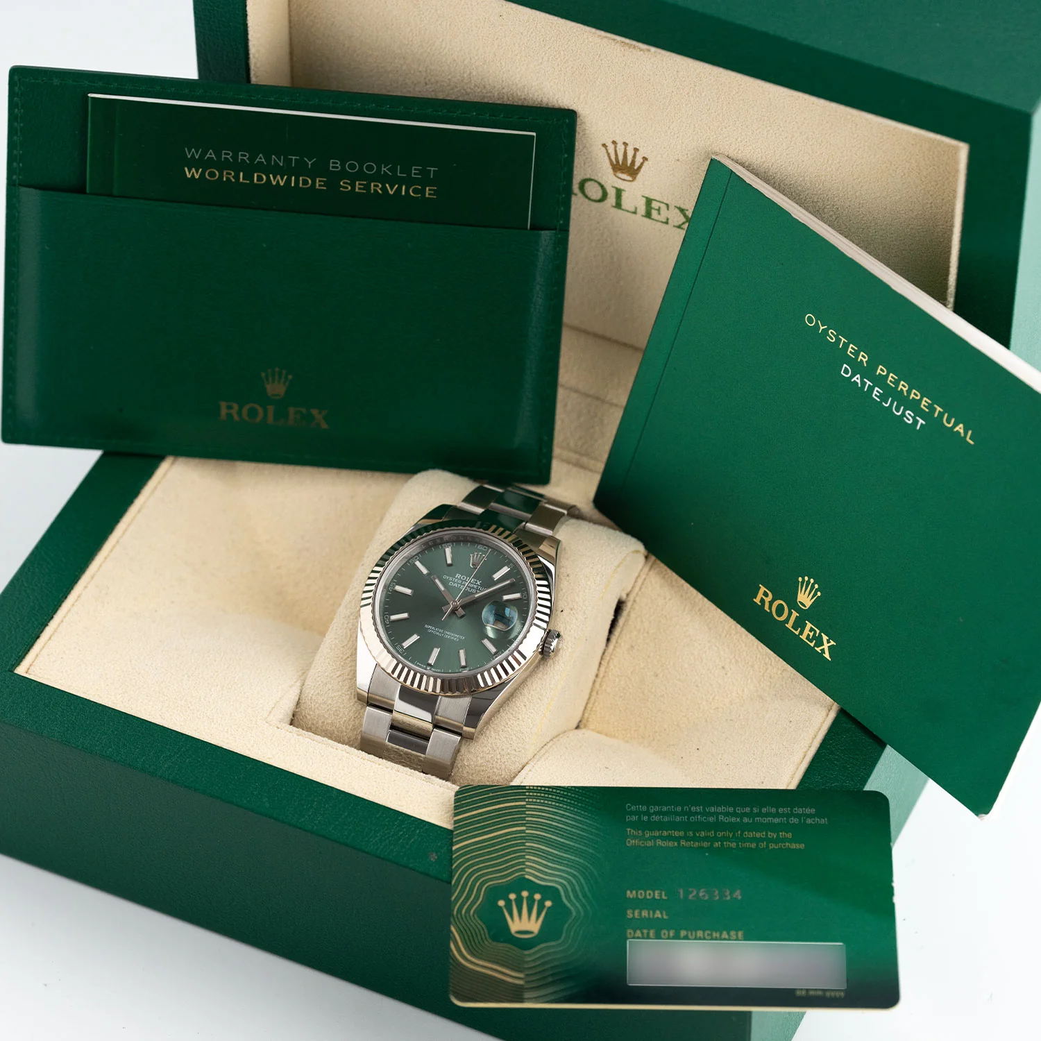 Datejust 41mm Green Dial Oyster 2022 - 126334 - Image 7