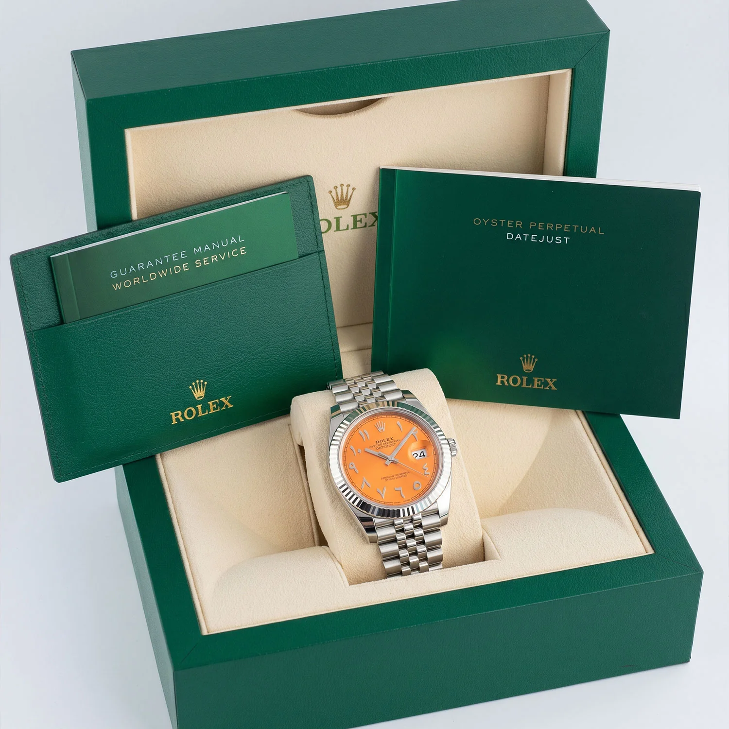 Datejust 41mm Orange Arabic Dial 2021 Jubilee - 126344 - Image 5