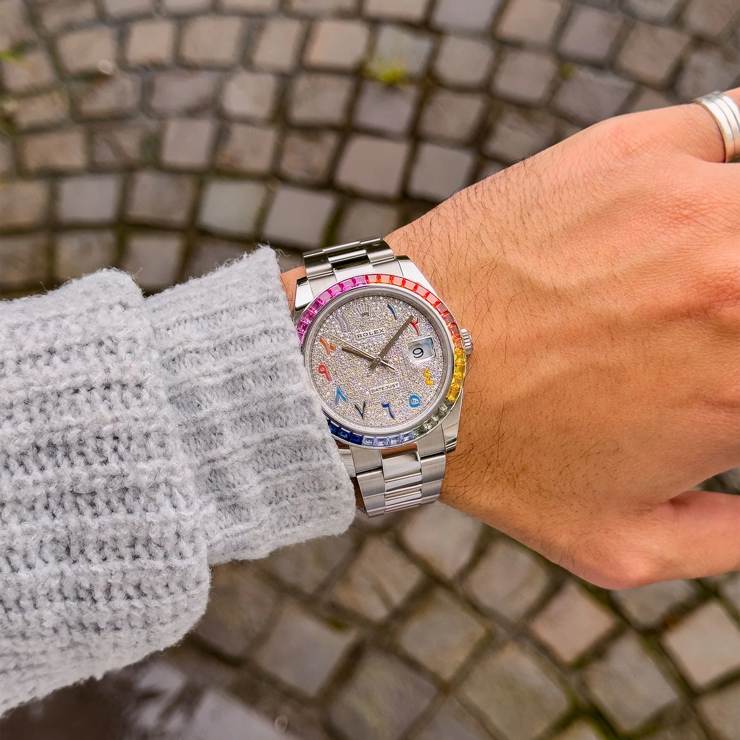 Datejust 41mm Rainbow Bezel 2025 Oyster - 126300 - Image 4