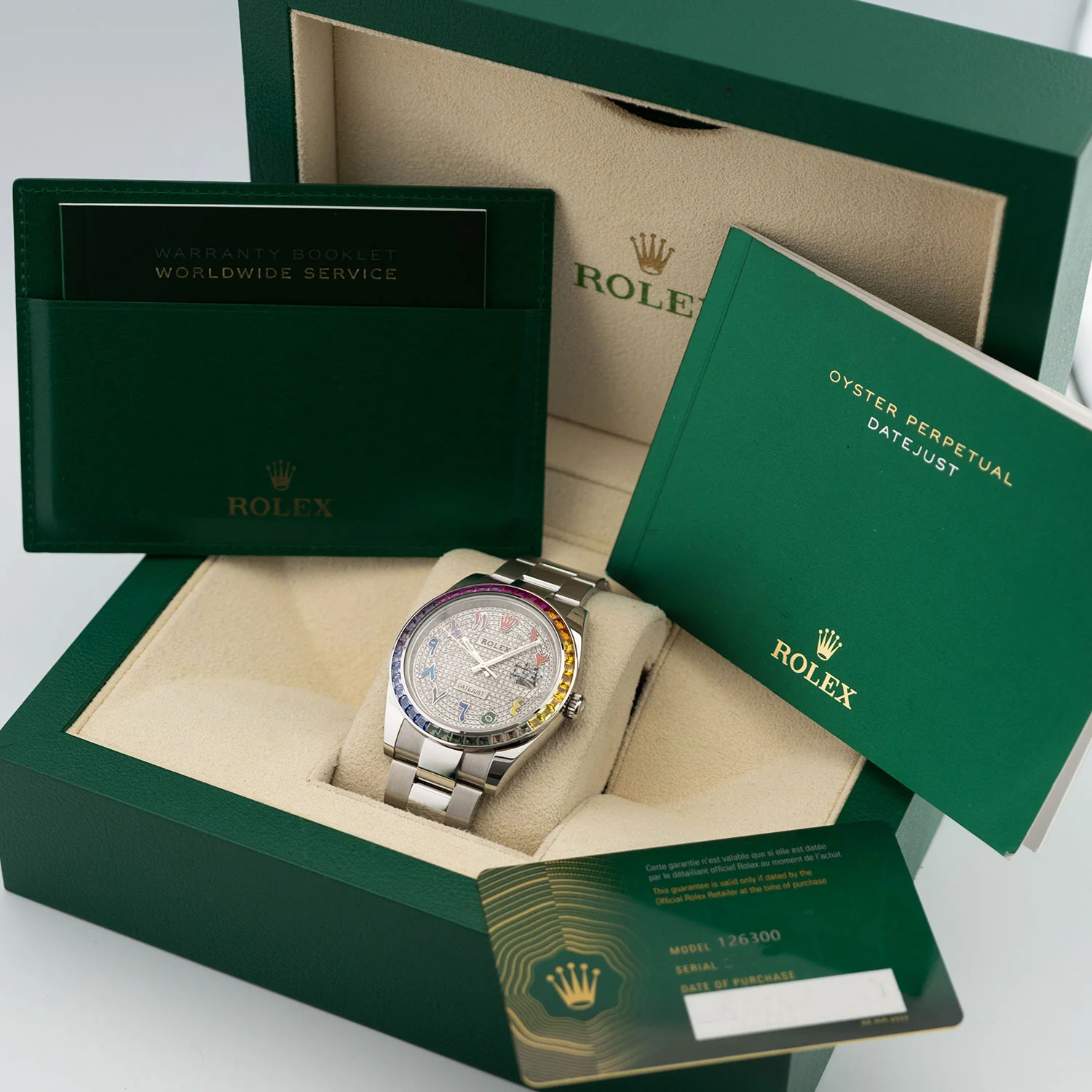 Datejust 41mm Rainbow Bezel 2025 Oyster - 126300 - Image 5