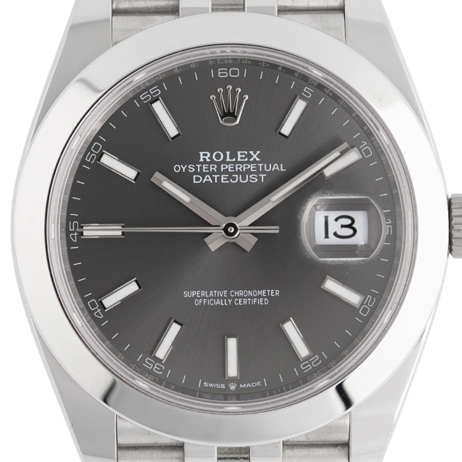 Datejust 41mm Rhodium Dial Full Set 2025 Jubilee - 126300 - Image 2
