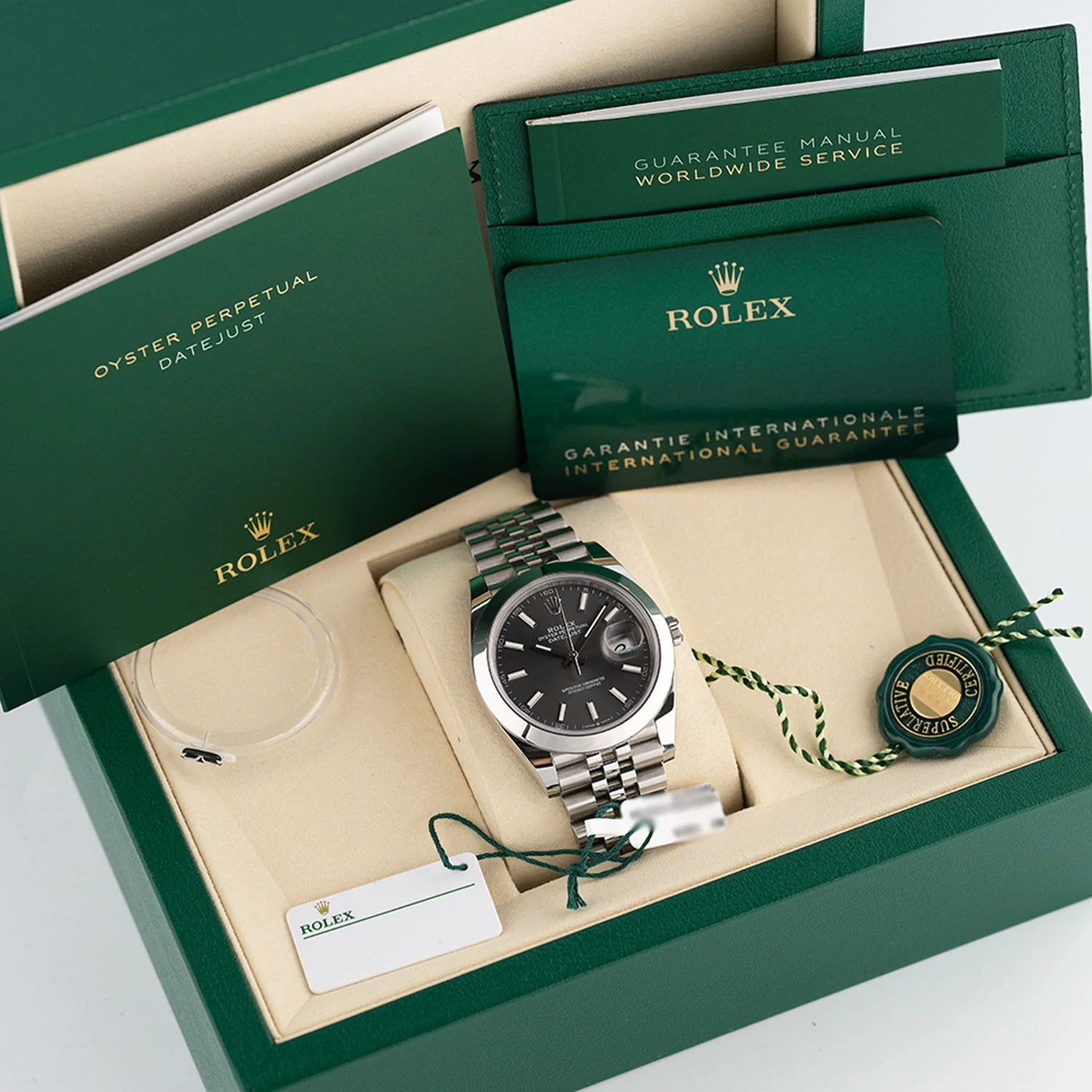 Datejust 41mm Rhodium Dial Full Set 2025 Jubilee - 126300 - Image 7