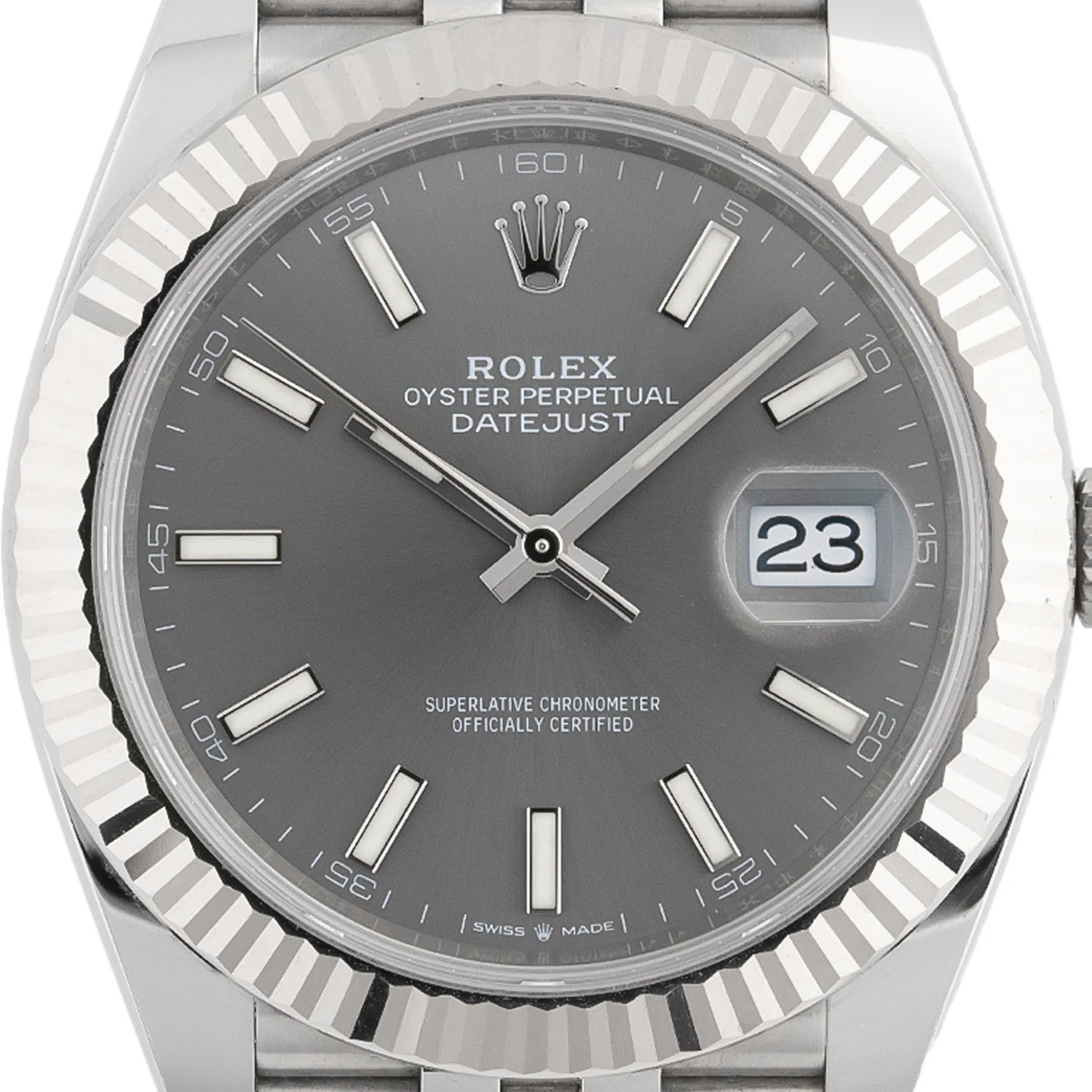 Datejust 41mm Rhodium Dial Ful lSet 2023  Jubilee - 126334 - Image 2
