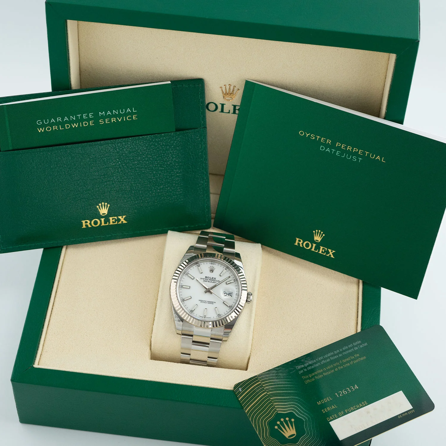Datejust 41mm White Dial Unworn 2026 Oyster - 126334 - Image 4