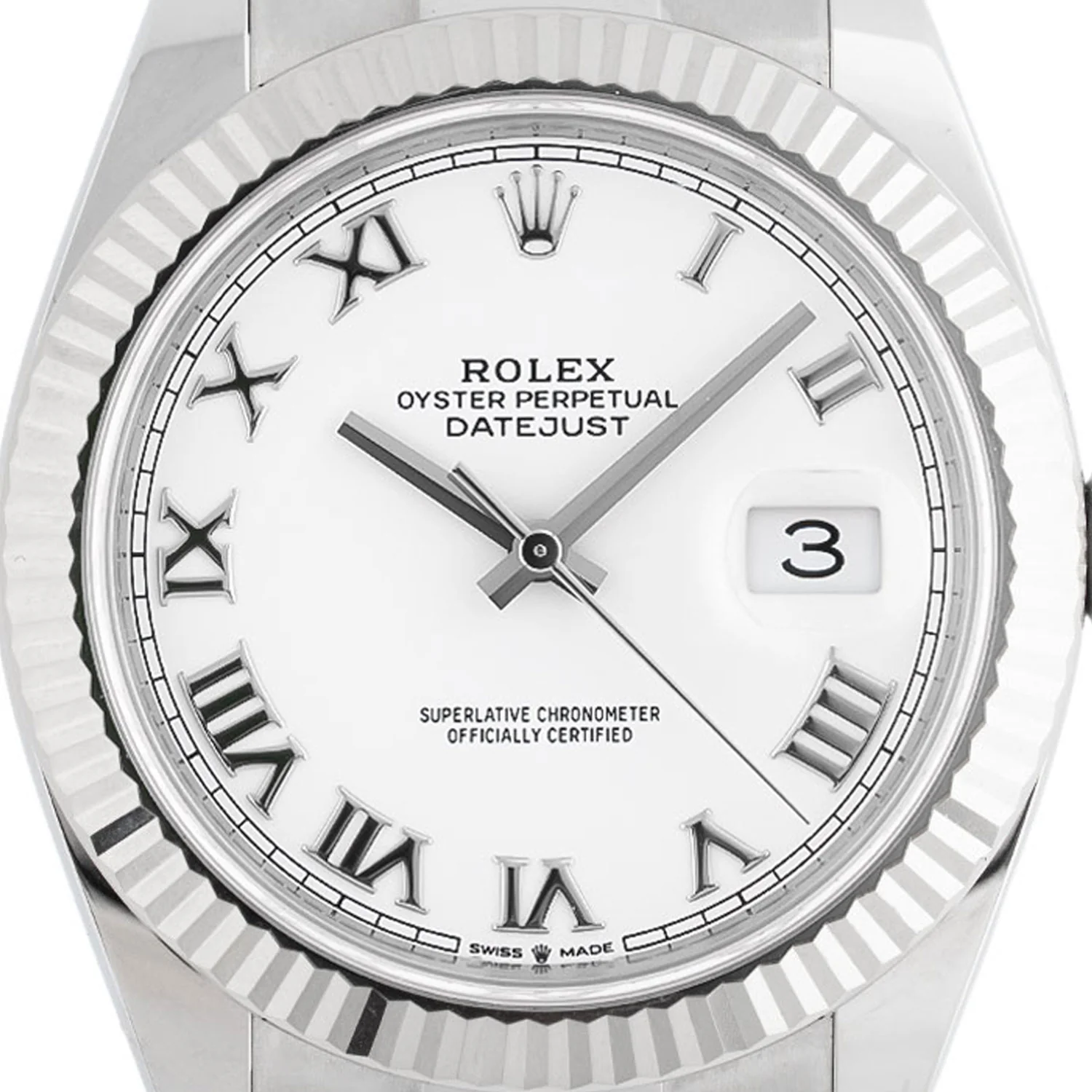 Datejust 41mm White Roman Dial Unworn 2026 Oyster - 126334 - Image 2