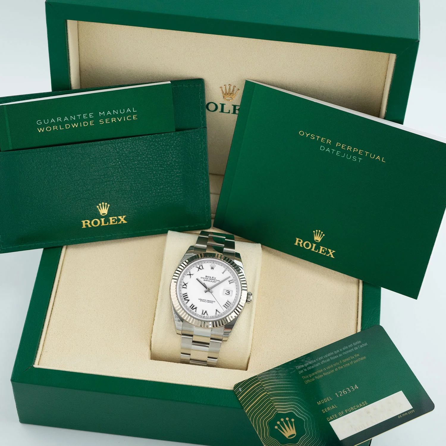 Datejust 41mm White Roman Dial Unworn 2026 Oyster - 126334 - Image 6