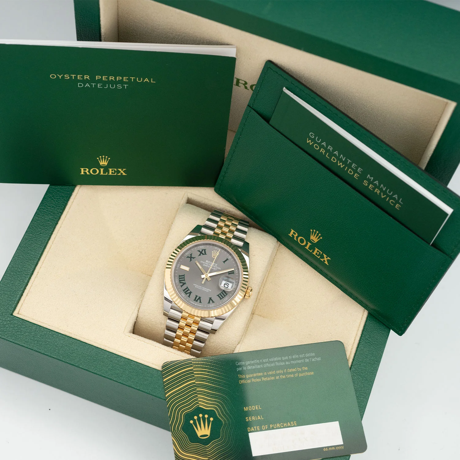 Datejust 41mm Wimbledon Dial Unworn 2026 Jubilee - 126333 - Image 5