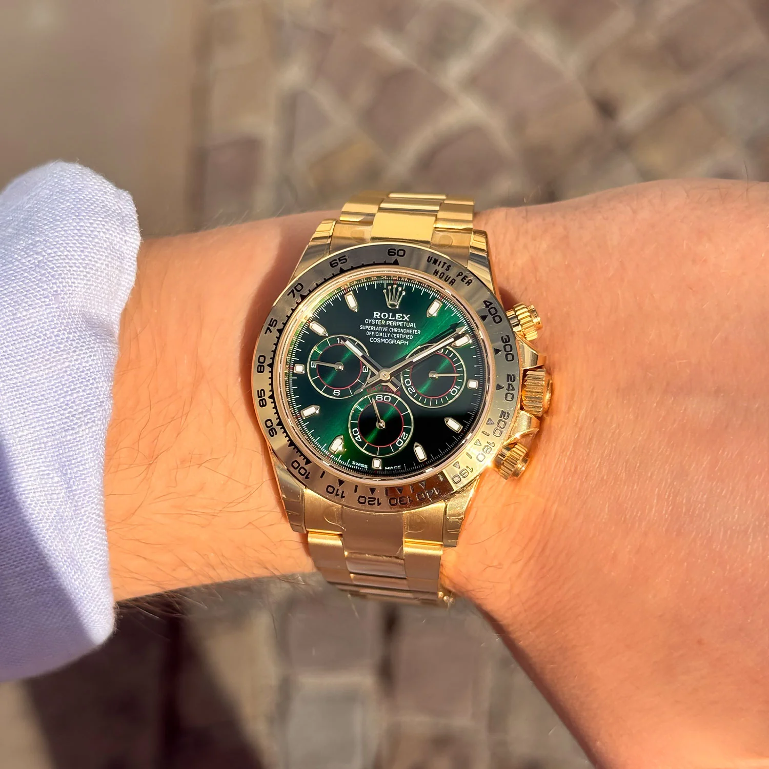 Daytona Chronograph John Mayer Green Dial Full Sticker 2021 - 116508 - Image 5