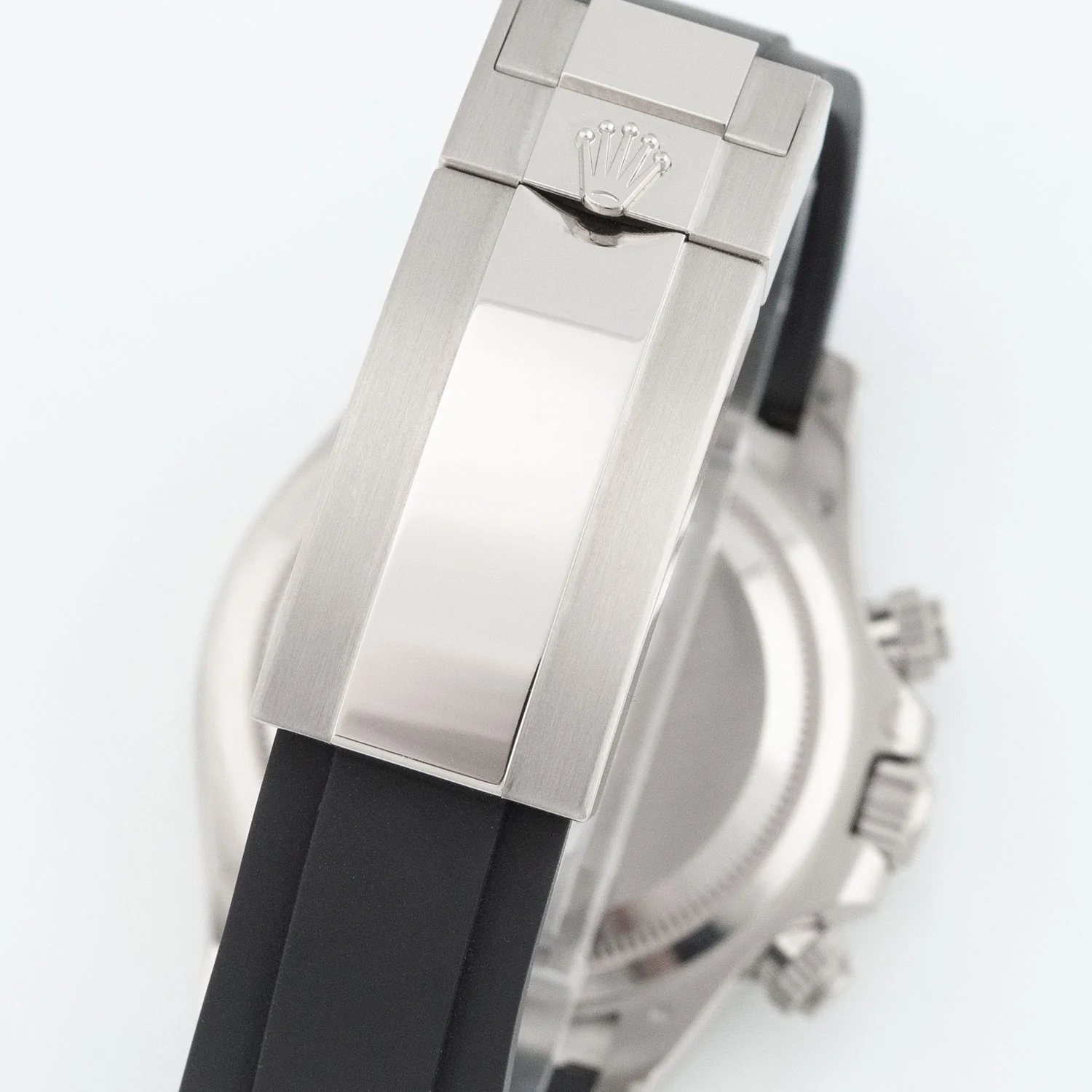 Daytona Cosmograph White Gold Black Diamond Dial Oysterflex 2023 - 126519LN - Image 6