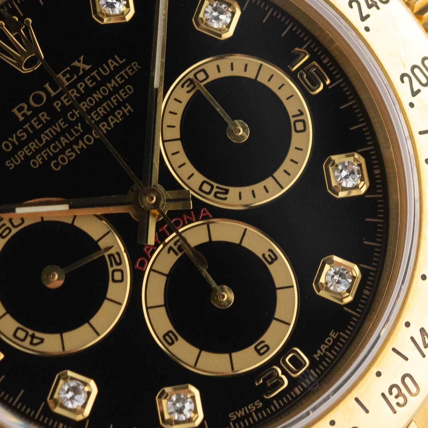 Daytona Cosmograph Zenith Black Diamond Dial LC100 1998 - 16528 - Image 3