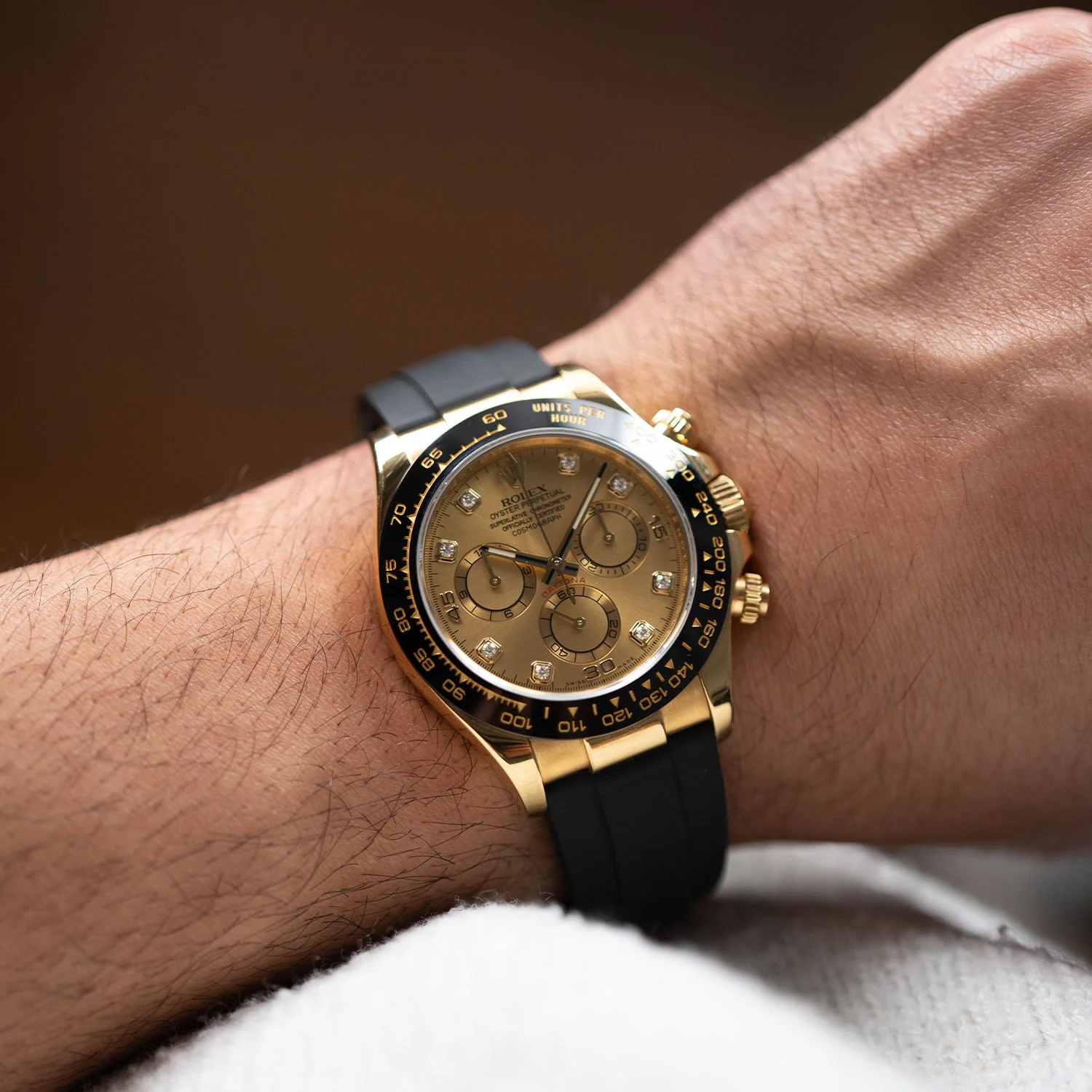 Daytona Oysterflex Golden Diamond Dial 2019 - 116518LN - Image 6