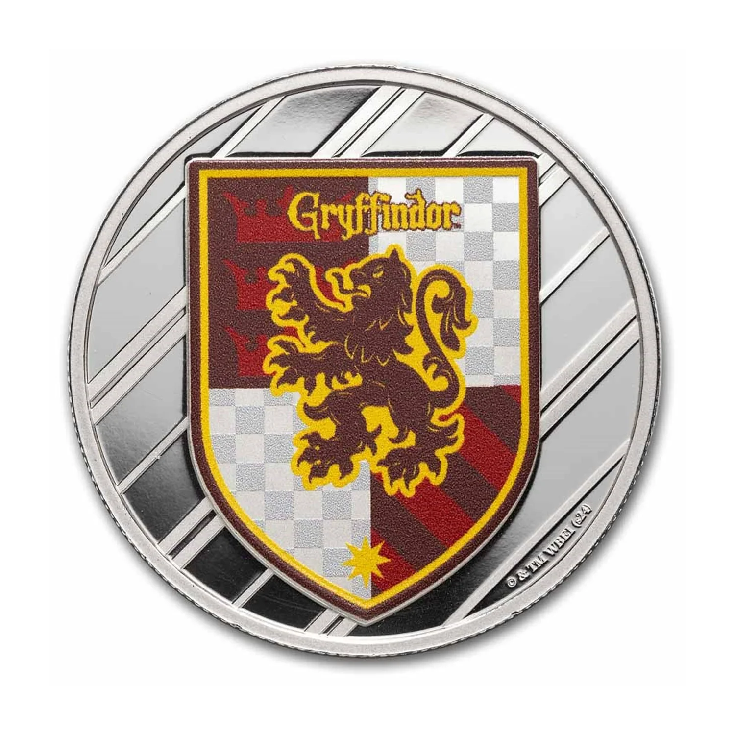 Harry Potter™ 1 oz Silber „Houses – Gryffindor“ koloriert mit TEP