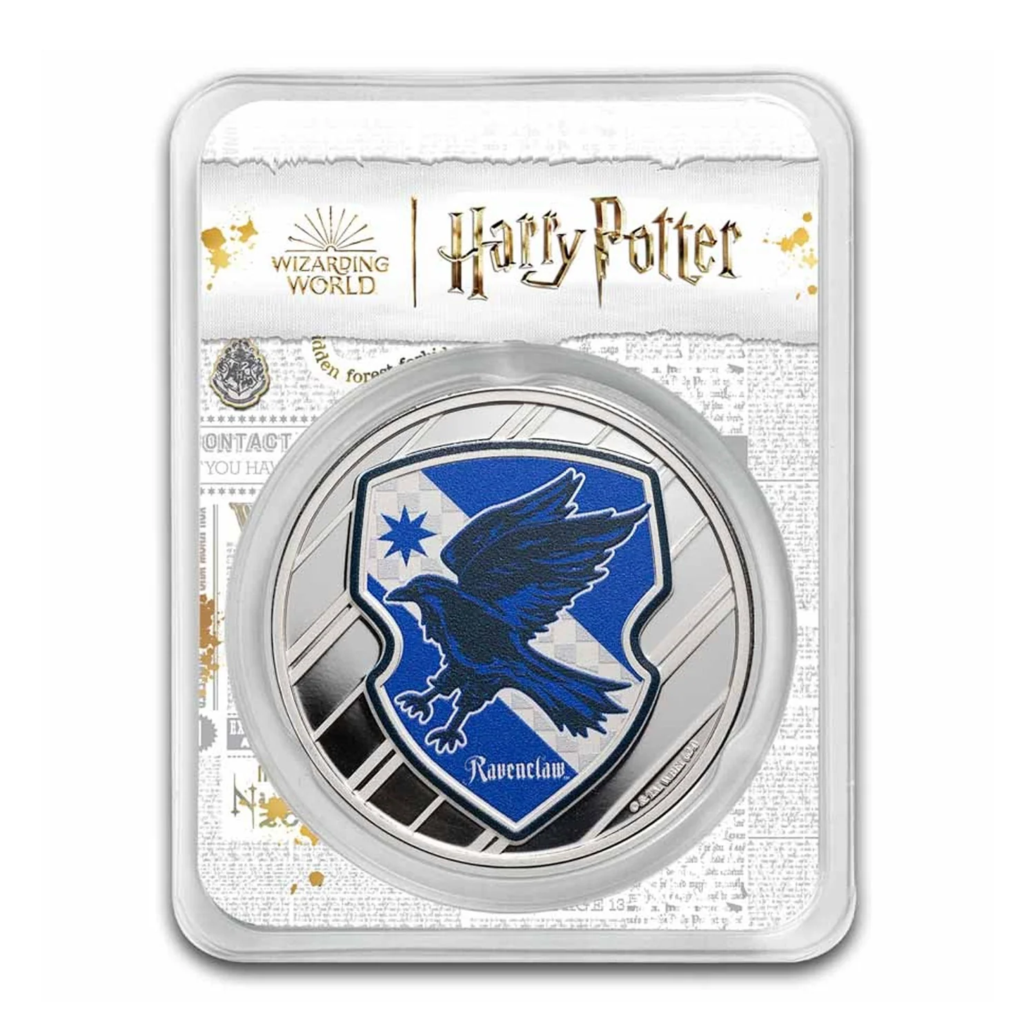 Harry Potter™ 1 oz Silber „Houses – Ravenclaw“ koloriert mit TEP