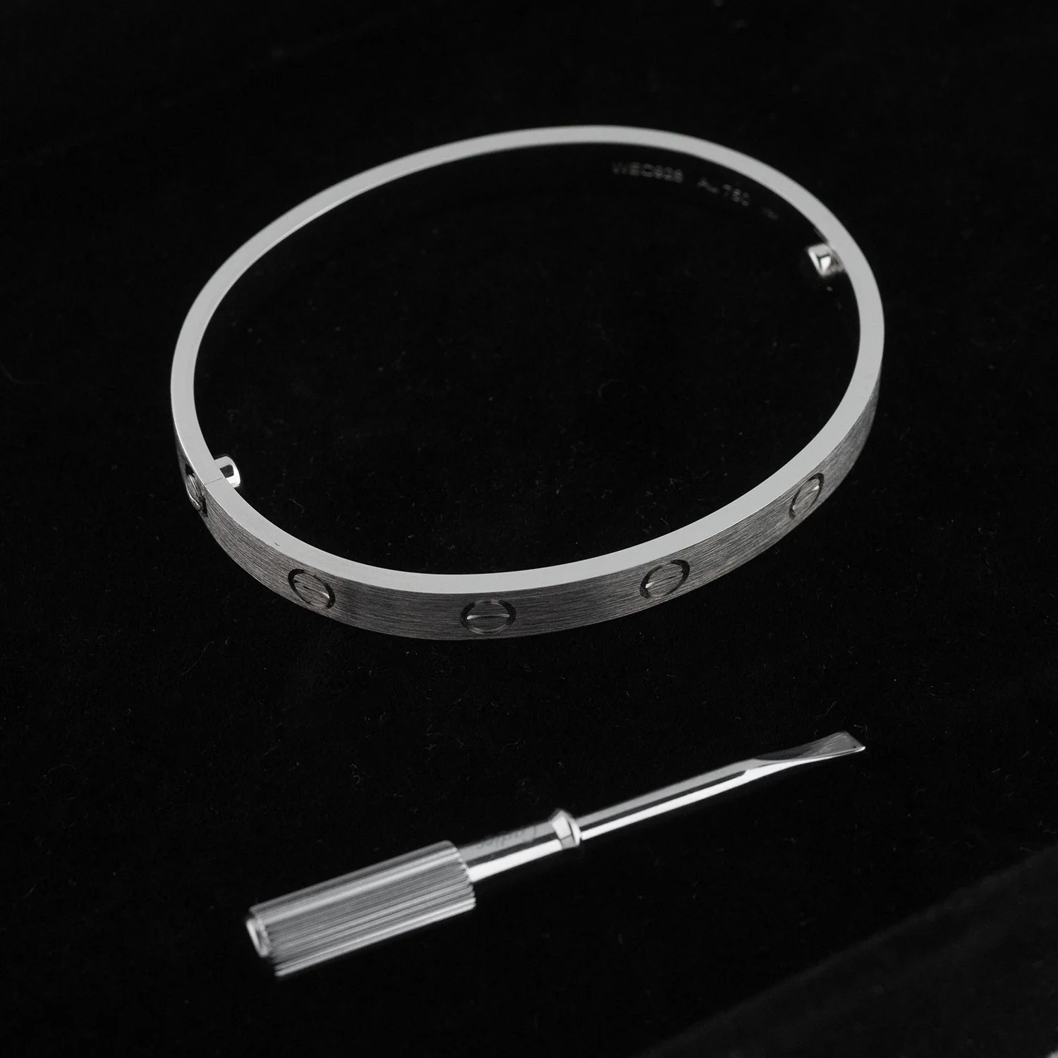 Love Bracelet 750WG - Size 16 - Image 4