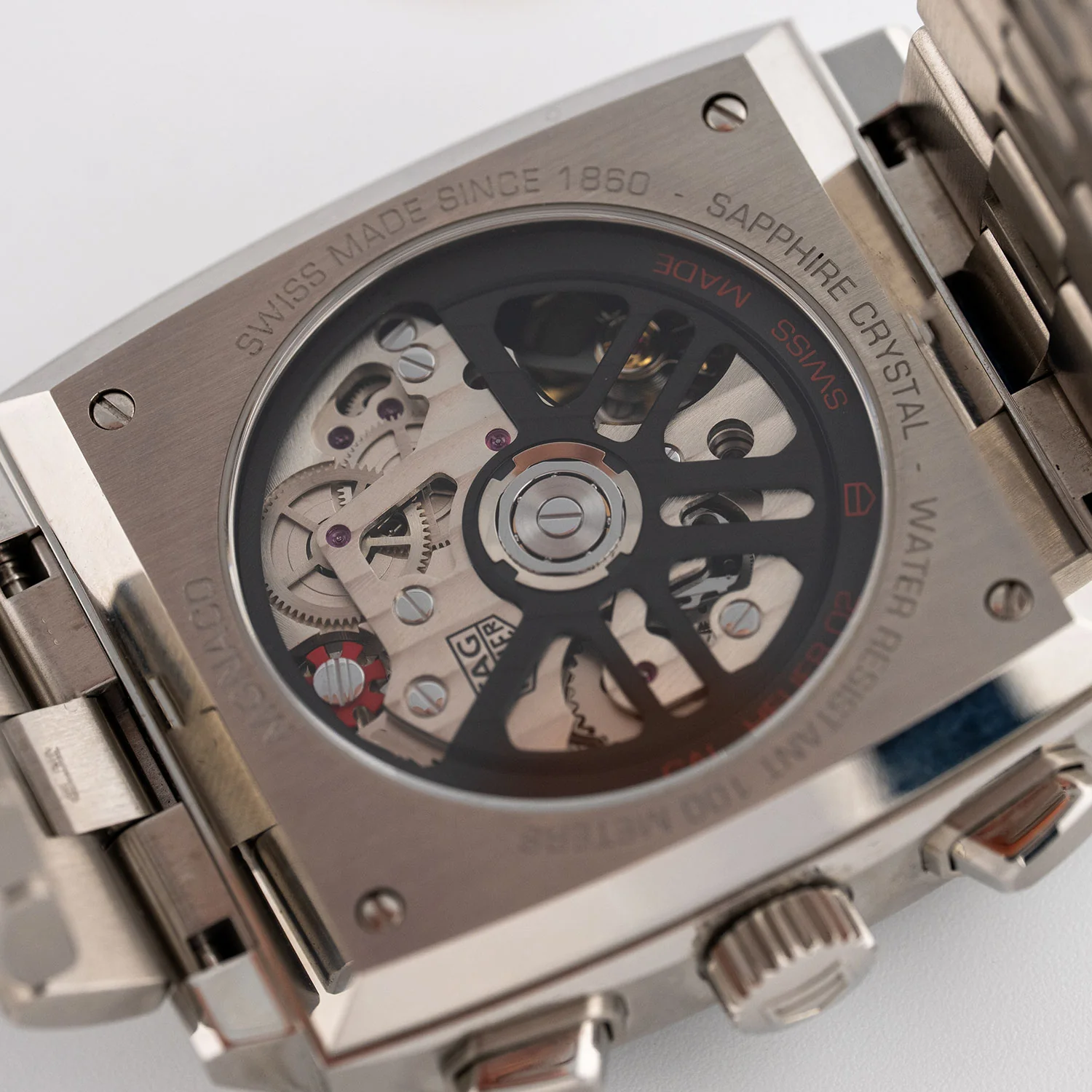 Monaco Stainless Steel Black Dial 39mm Automatic - CBL2113 - Image 5