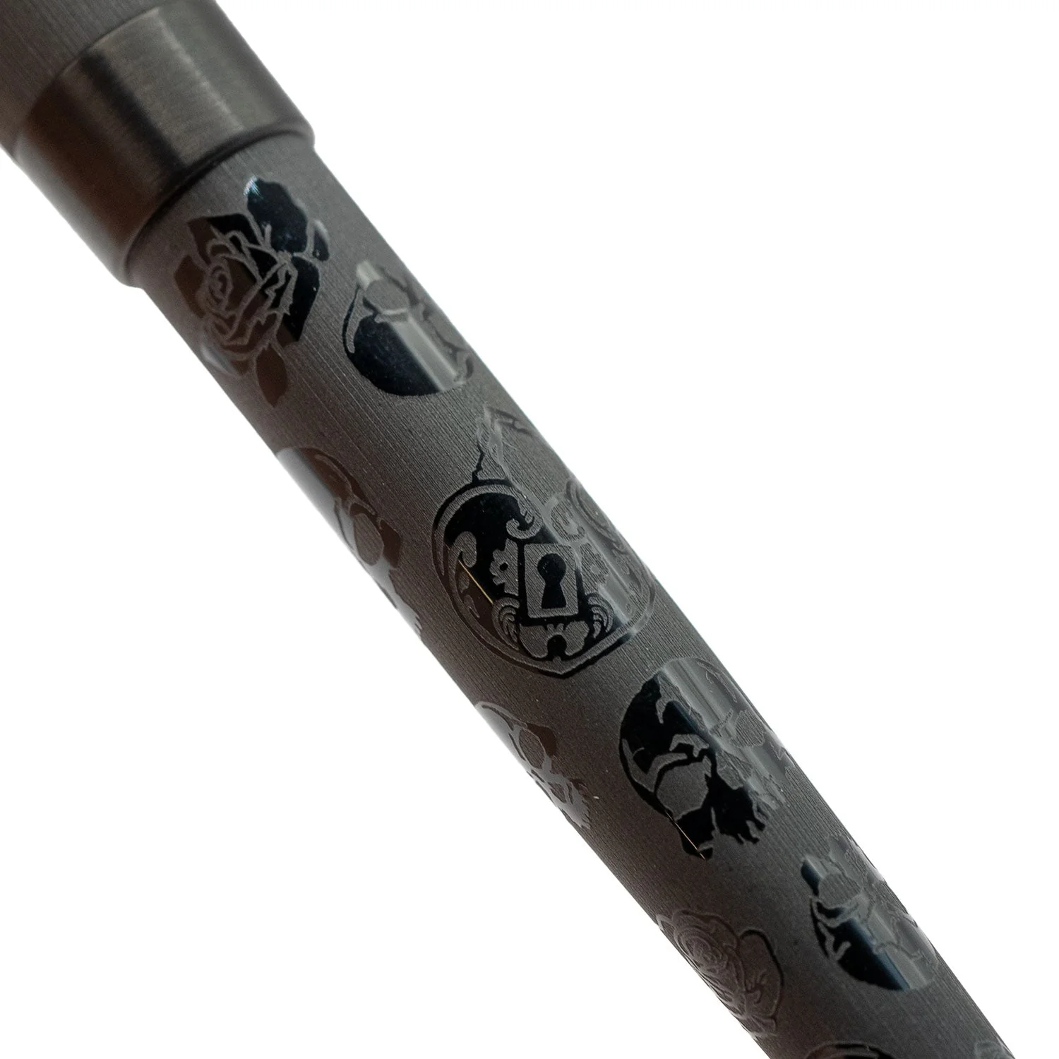 Fortuna Crowned Skull Metal Roller Black - Image 3