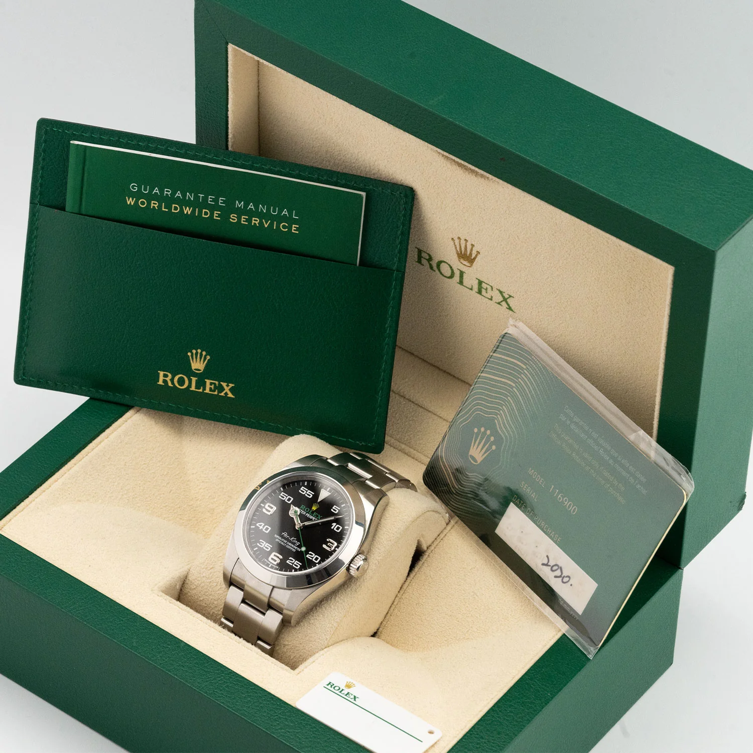 Oyster Perpetual Air-King Full Set New Card 2020 - 116900 - Image 9