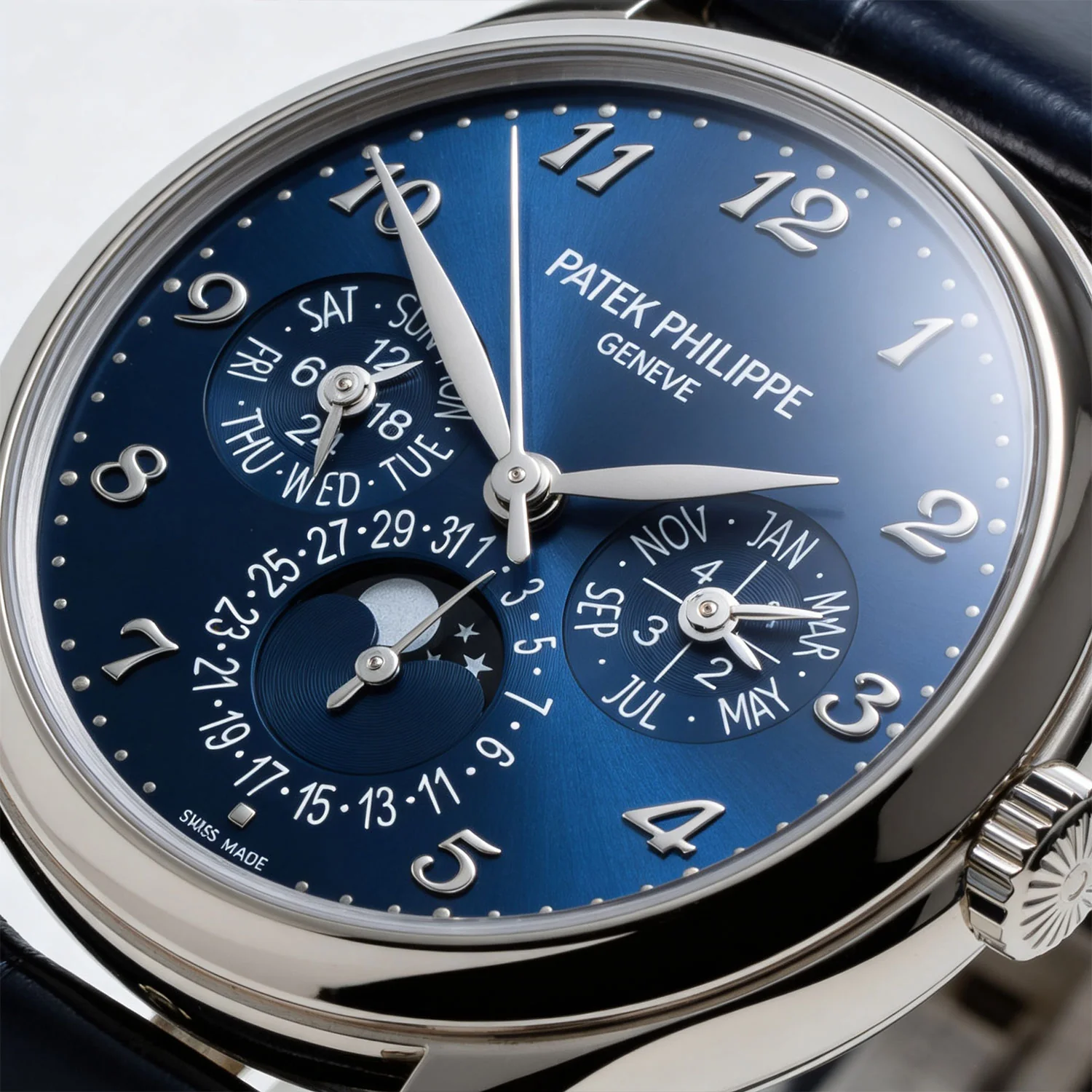 Perpetual Calendar Whitegold Blue Dial Full Set Unworn 2026 - 5327G-001 - Image 3