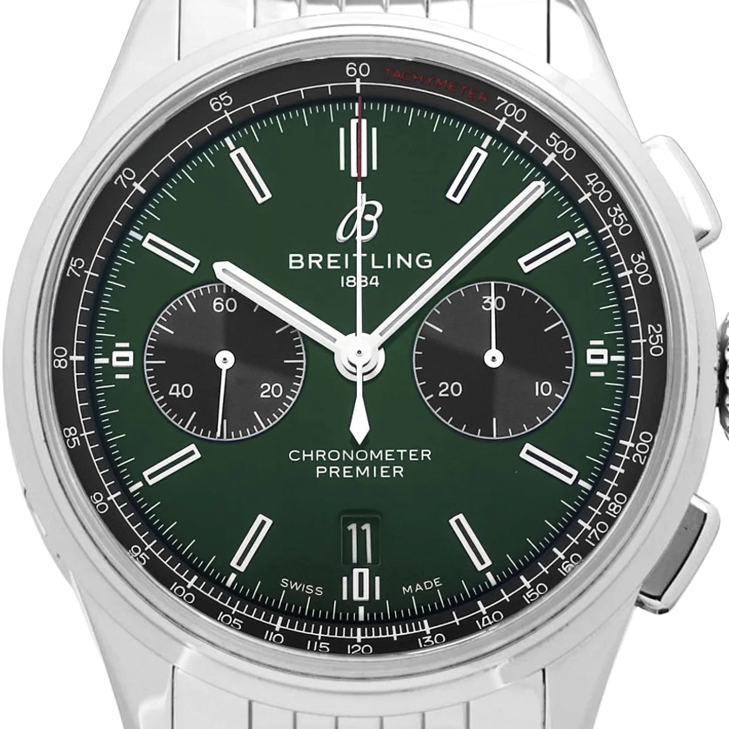 Premier B01 Chronograph Green Dial 42mm - AB0118 - Image 2
