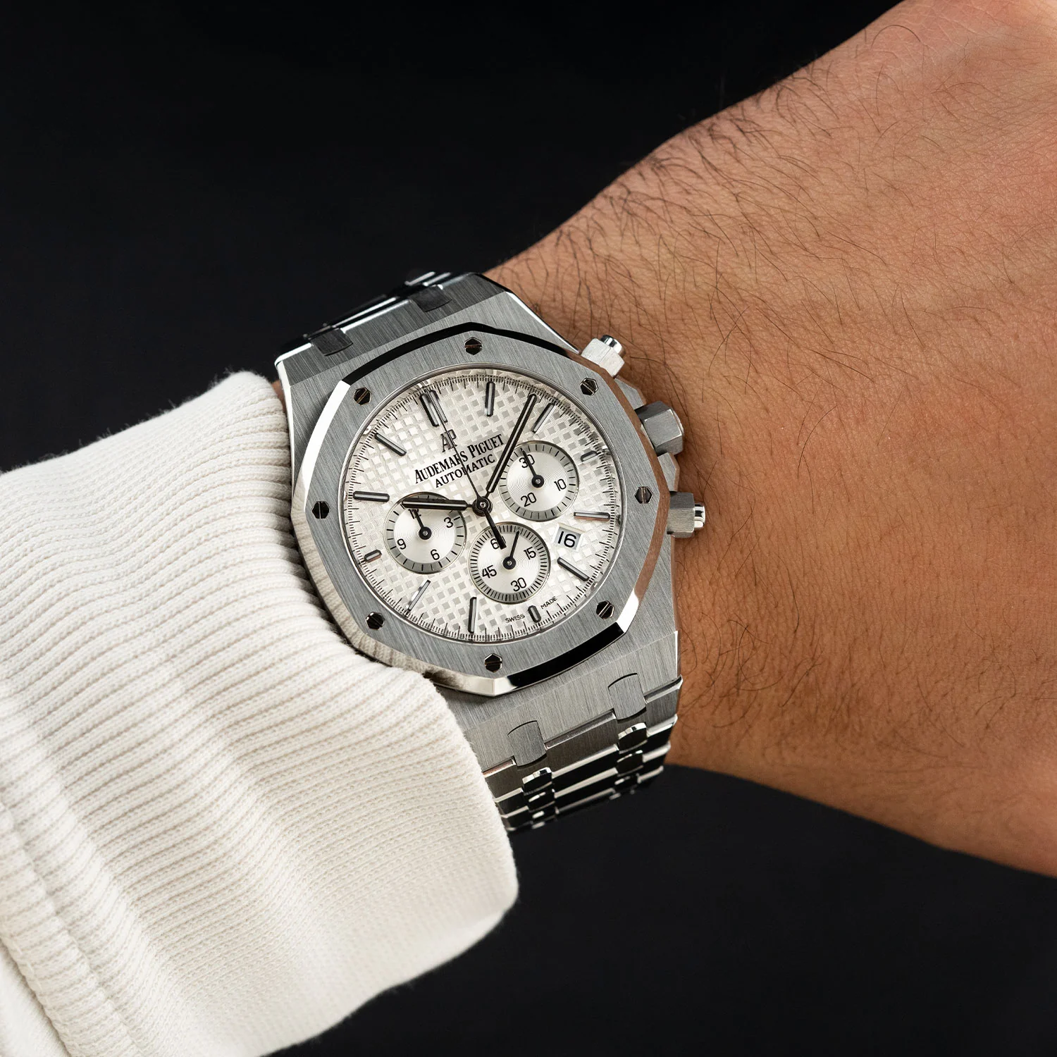 Royal Oak Chronograph White Dial 2015 - 26320ST.OO.1220ST.02 - Image 7