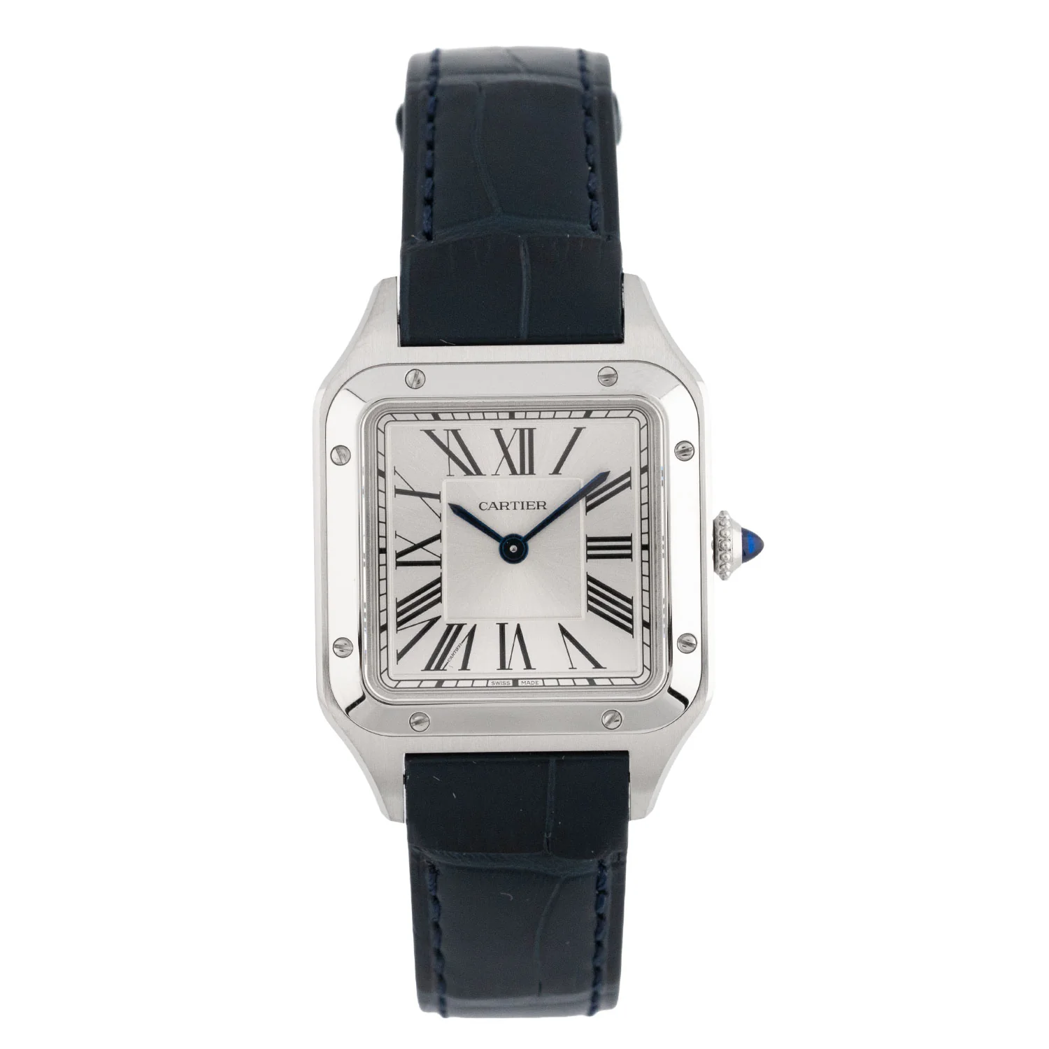 Santos Dumont Silver Dial Unworn 2025 - WSSA0086
