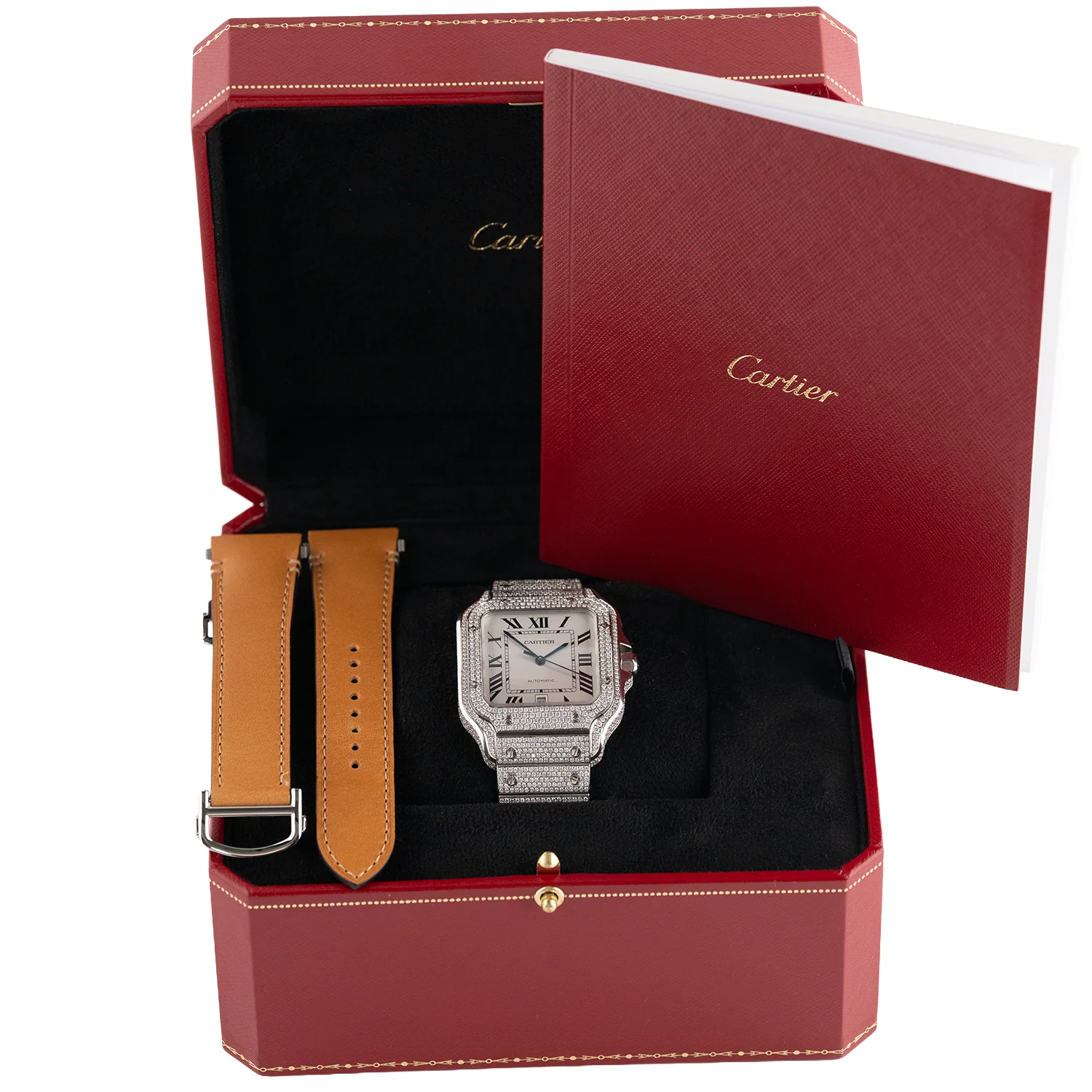 Santos Iced Out Diamond Setting Dial 2020 - WSSA0018 - Image 7