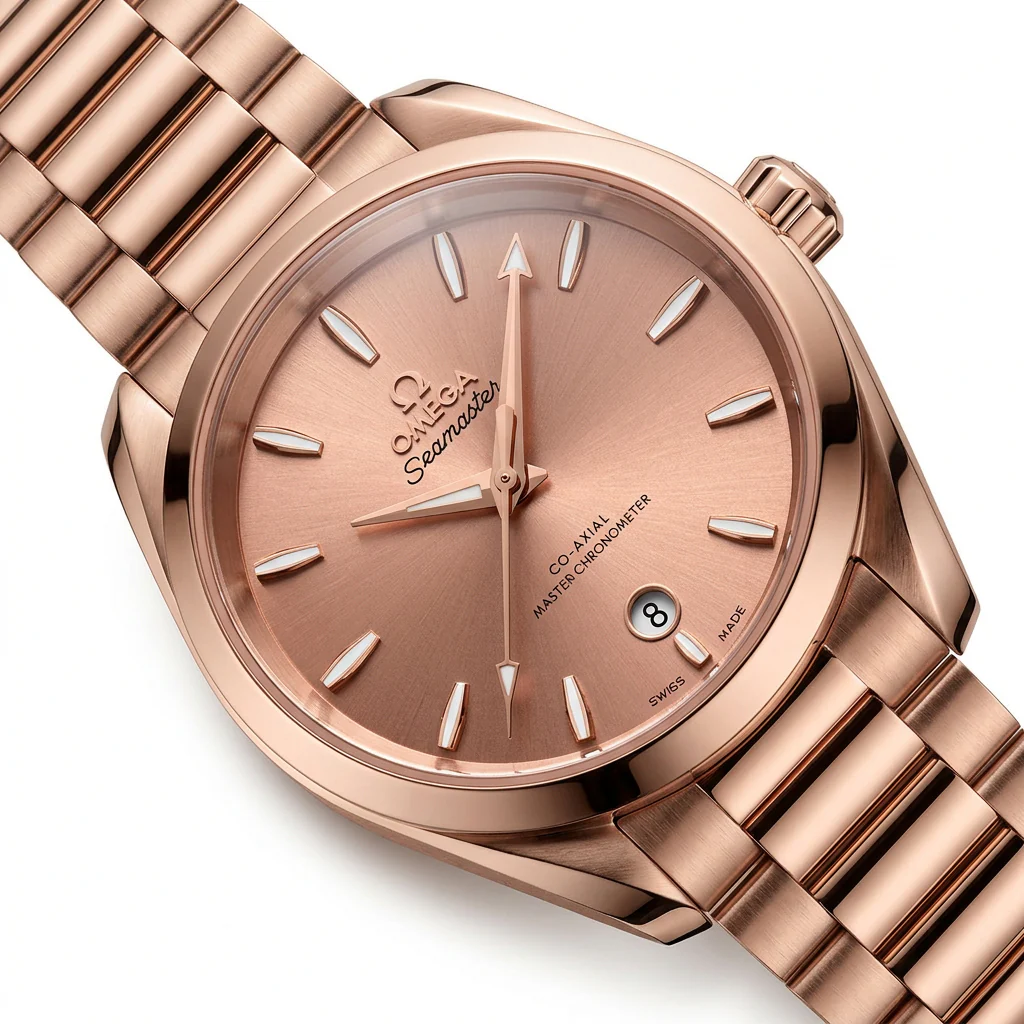 Seamaster Aqua Terra Rosegold Sundust Dial 30mm 2026 - 220.50.30.20.09.001 - Image 4