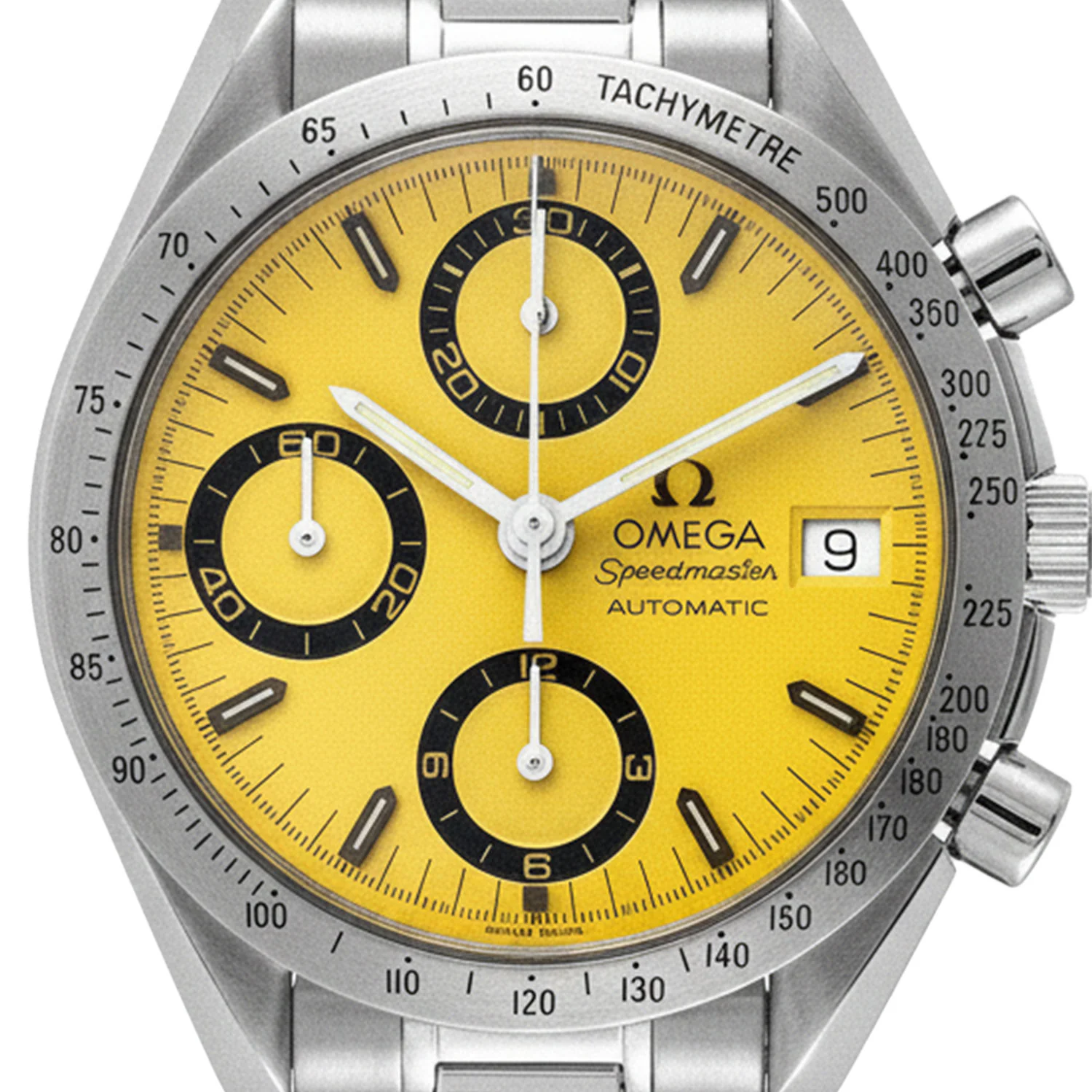 Speedmaster Chronograph Rare Yellow Dial 1995 - 3511.12.00 - Image 2