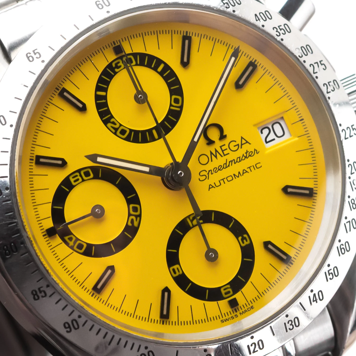 Speedmaster Chronograph Rare Yellow Dial 1995 - 3511.12.00 - Image 3