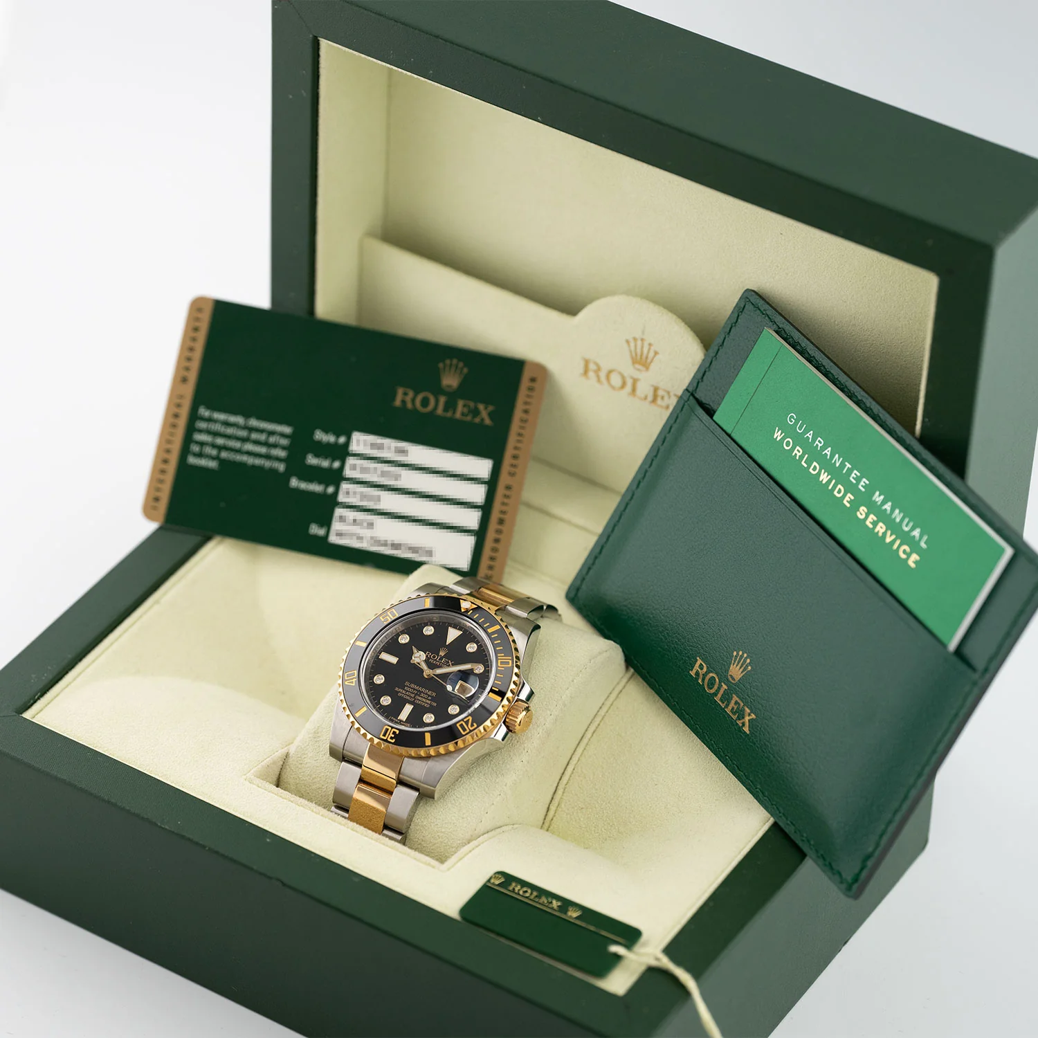 Submariner Date Rare Factory Diamond Dial 2013 - 116613LN - Image 5