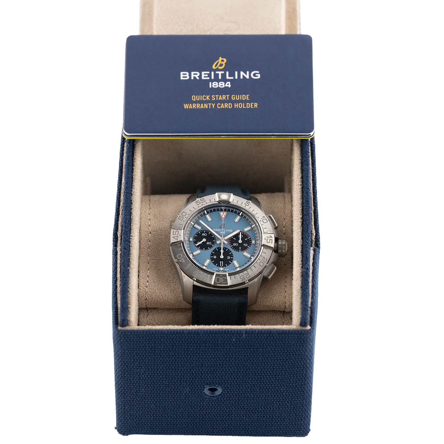 Super Avenger B01 Chronograph Blue Dial 2026 - EB0148101C1X1 - Image 5