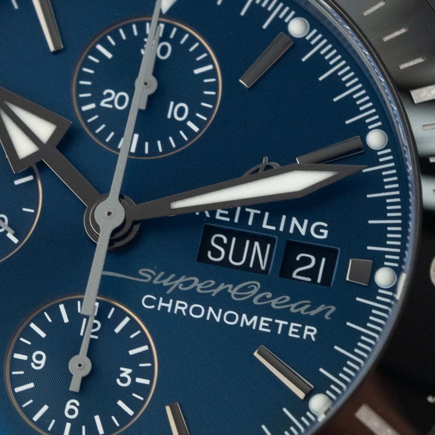 Superocean Heritage Chronograph 44mm Blue Dial 2025 - M133132A1C1W1 - Image 3