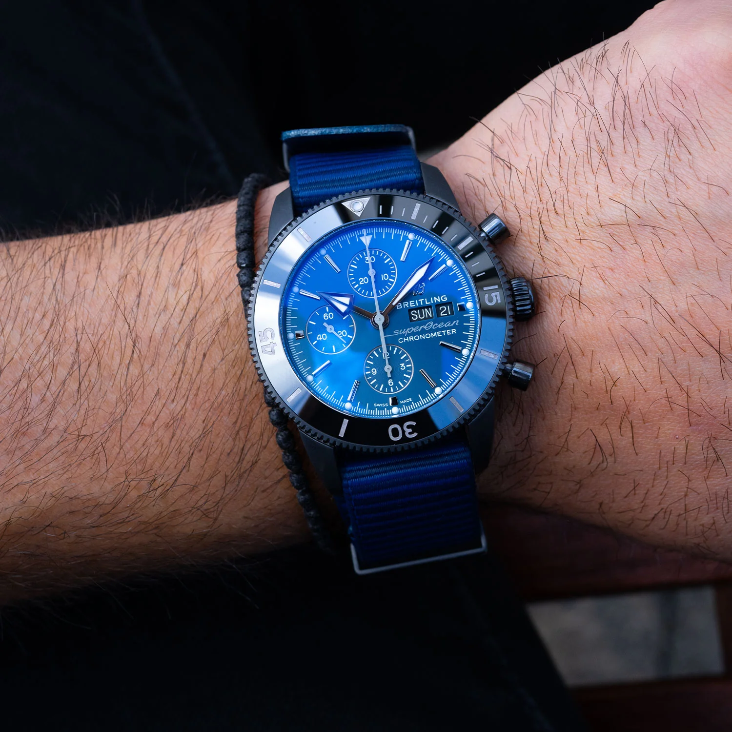 Superocean Heritage Chronograph 44mm Blue Dial 2025 - M133132A1C1W1 - Image 6