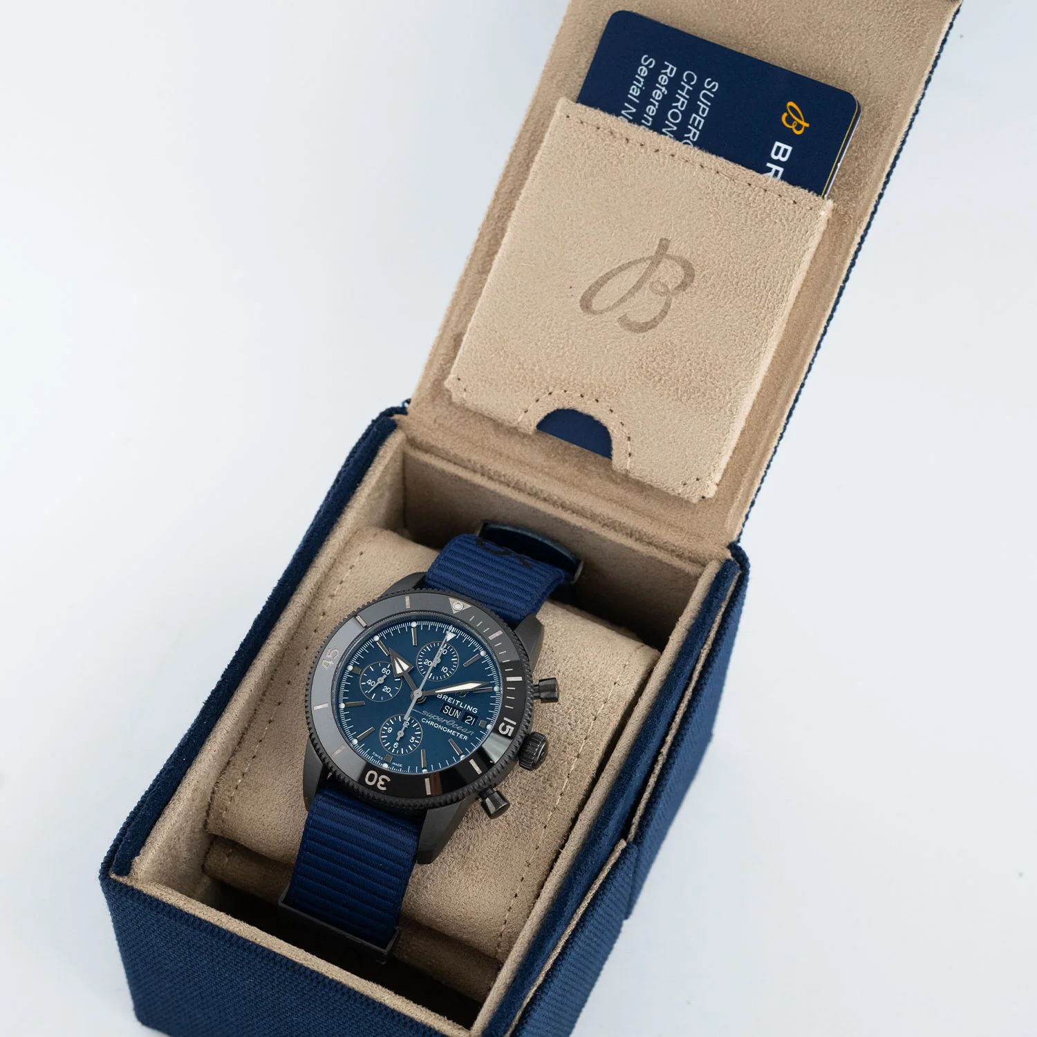 Superocean Heritage Chronograph 44mm Blue Dial 2025 - M133132A1C1W1 - Image 7