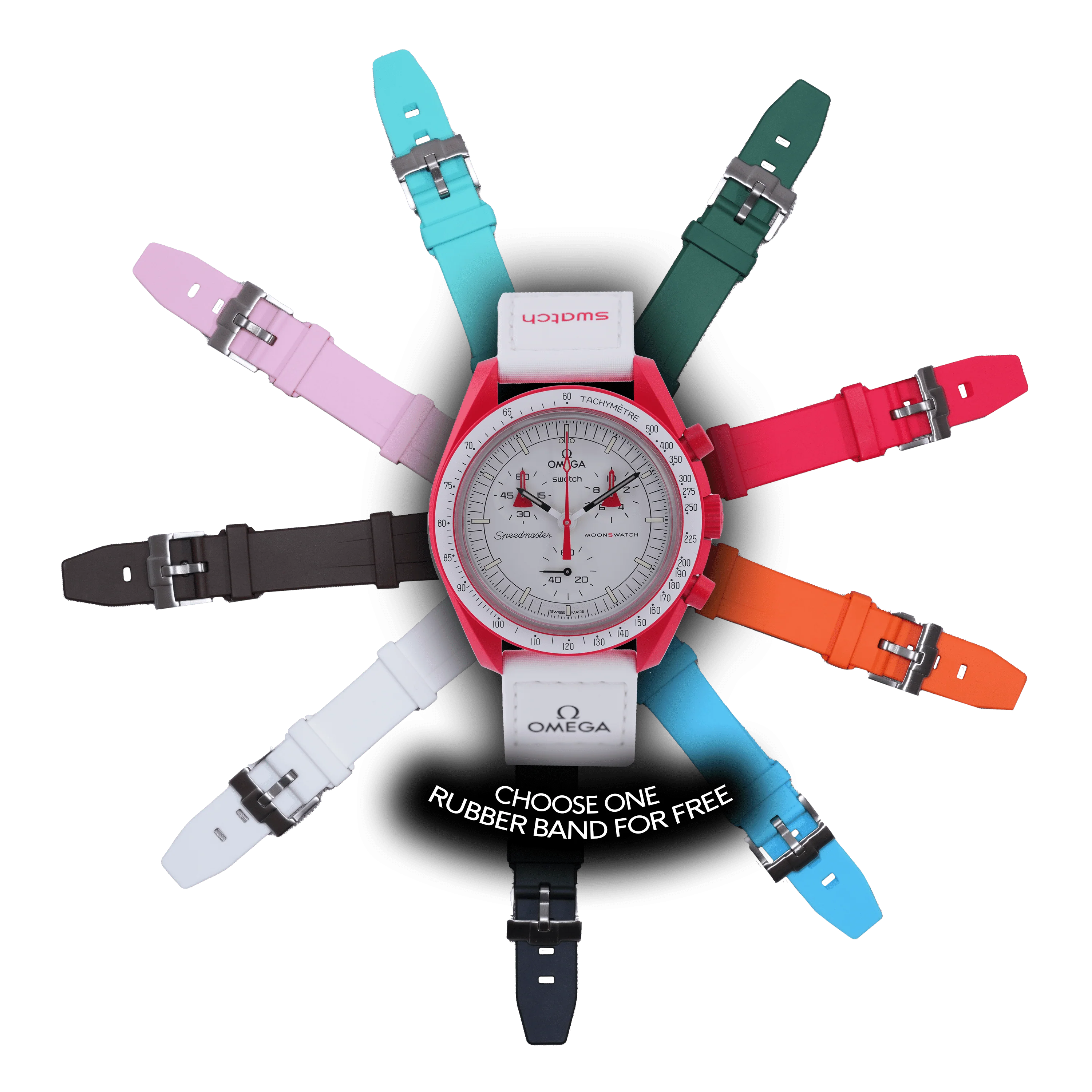 Swatch X Omega Moonswatch Mars - Image 2