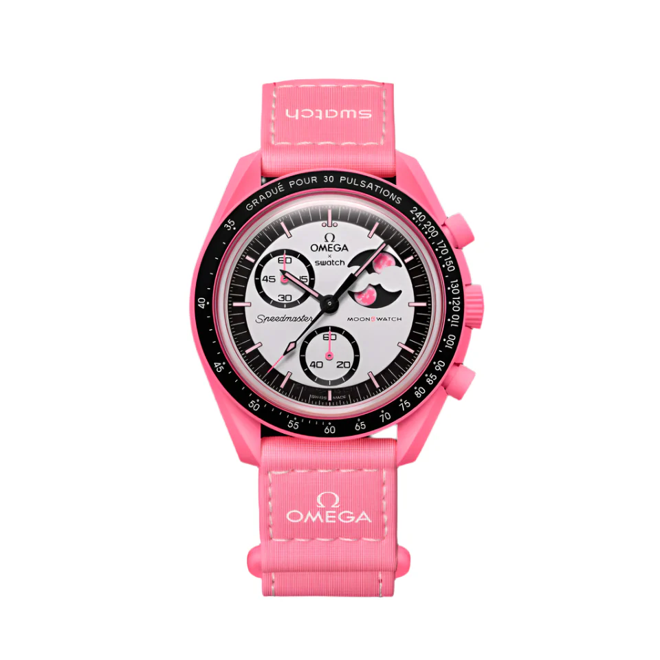 Swatch X Omega Moonswatch Mission To The Pink Moonphase