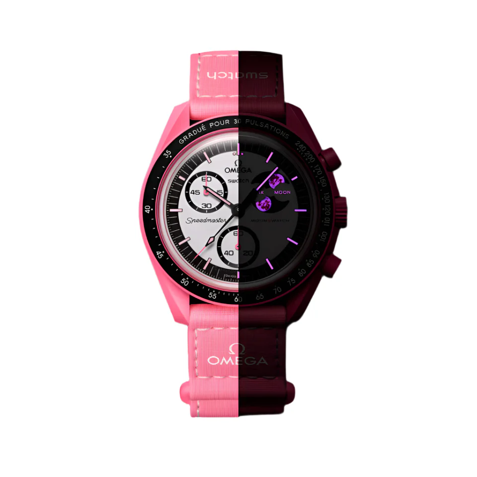 Swatch X Omega Moonswatch Mission To The Pink Moonphase - Image 3