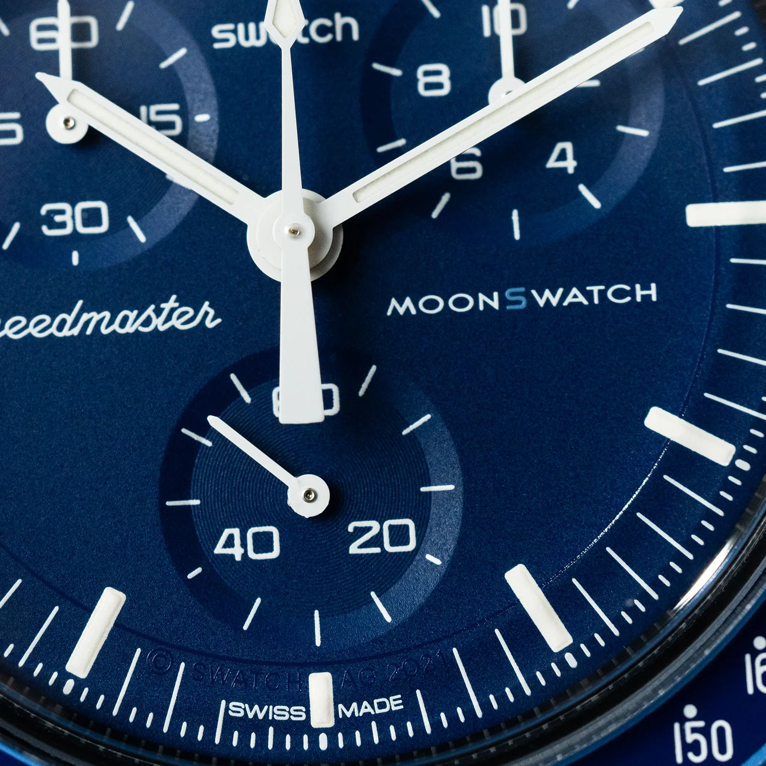 Swatch X Omega Moonswatch Neptune - Image 3