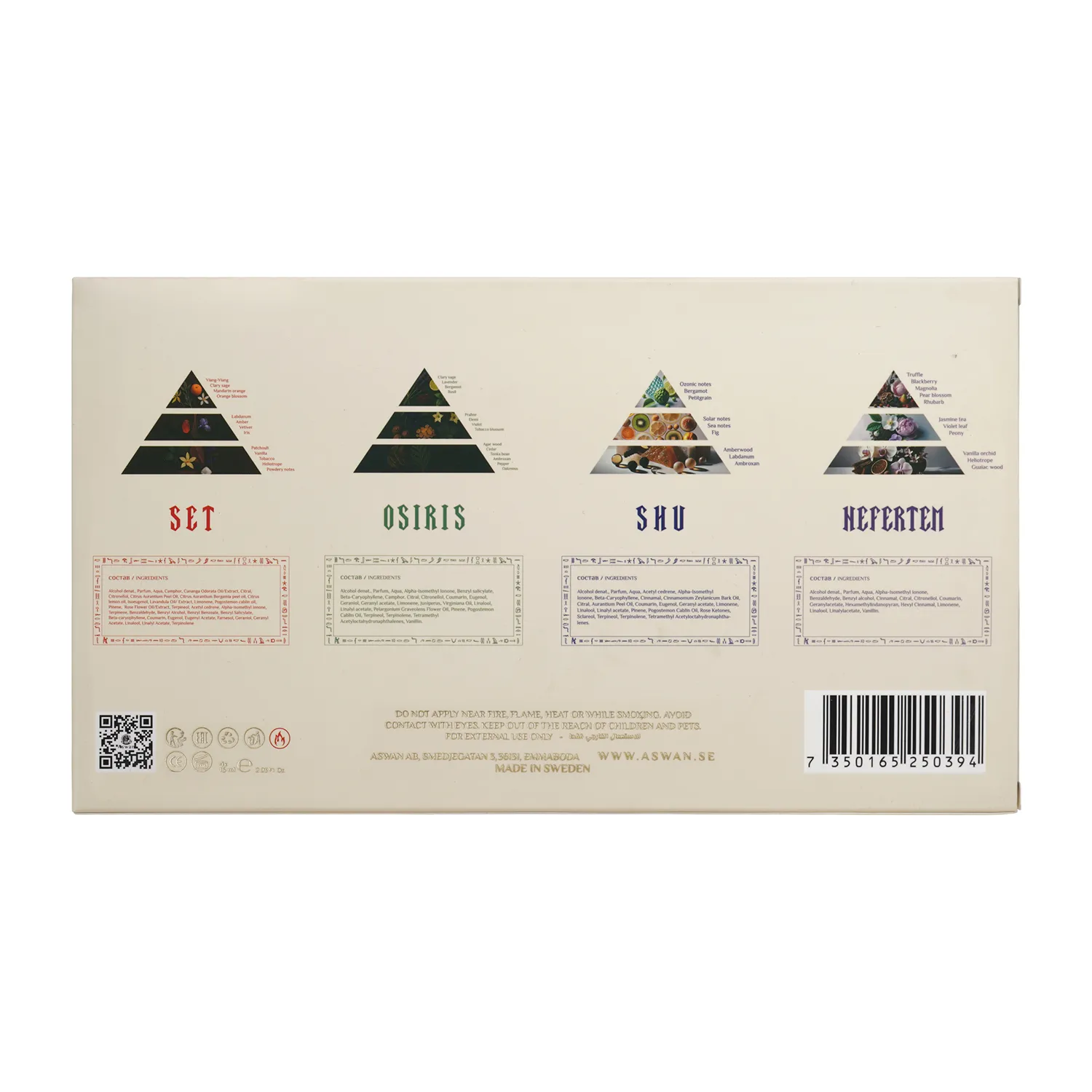 Tavel Set - Nefertem • Osiris • Set • Shu (4 x 15 ml) - Image 2