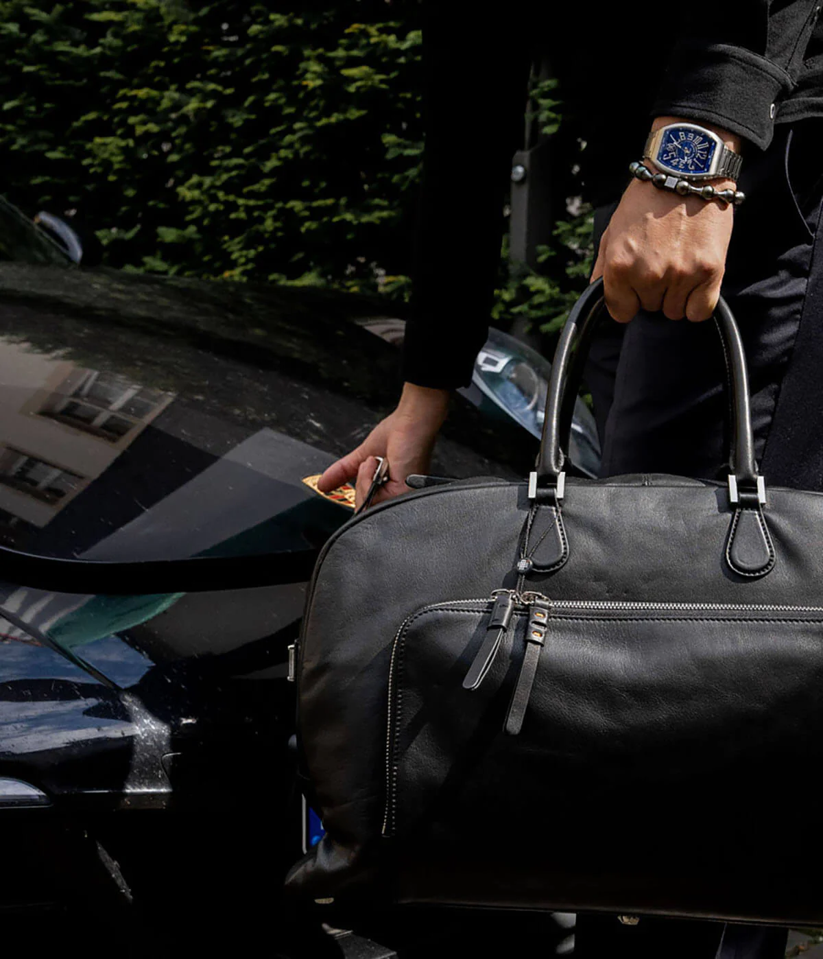 The ICONIC WEEKENDER BAG - the one for a lifetime - 100% super soft leather outside and inside - Image 6