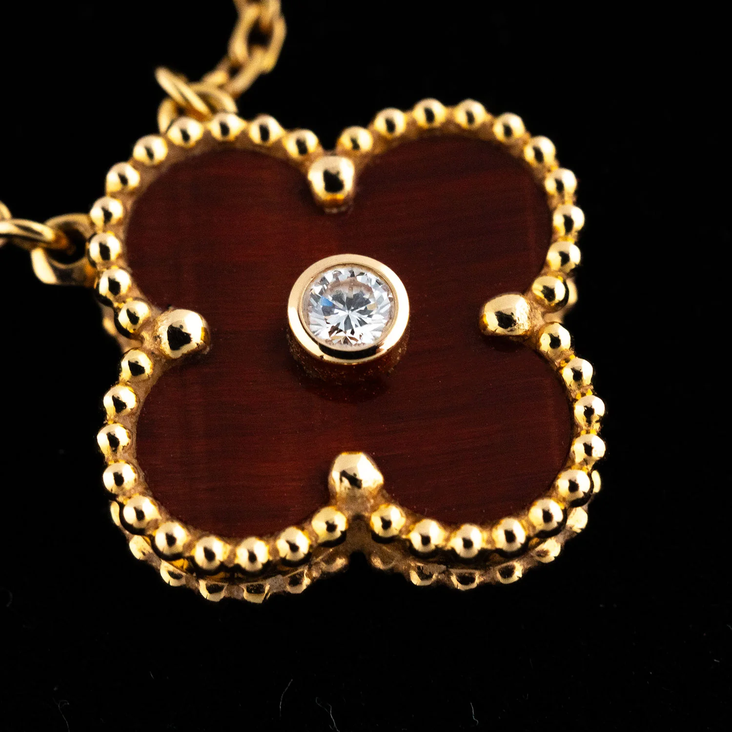 Vintage Alhambra Pendant Necklace 1PD Christmas Limited Edition Bull´s Eye - Image 3