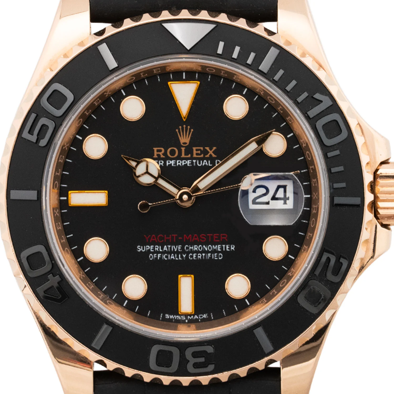 Yacht-Master 40 Everose Black Dial Oysterflex 2016 - 116655 - Image 2